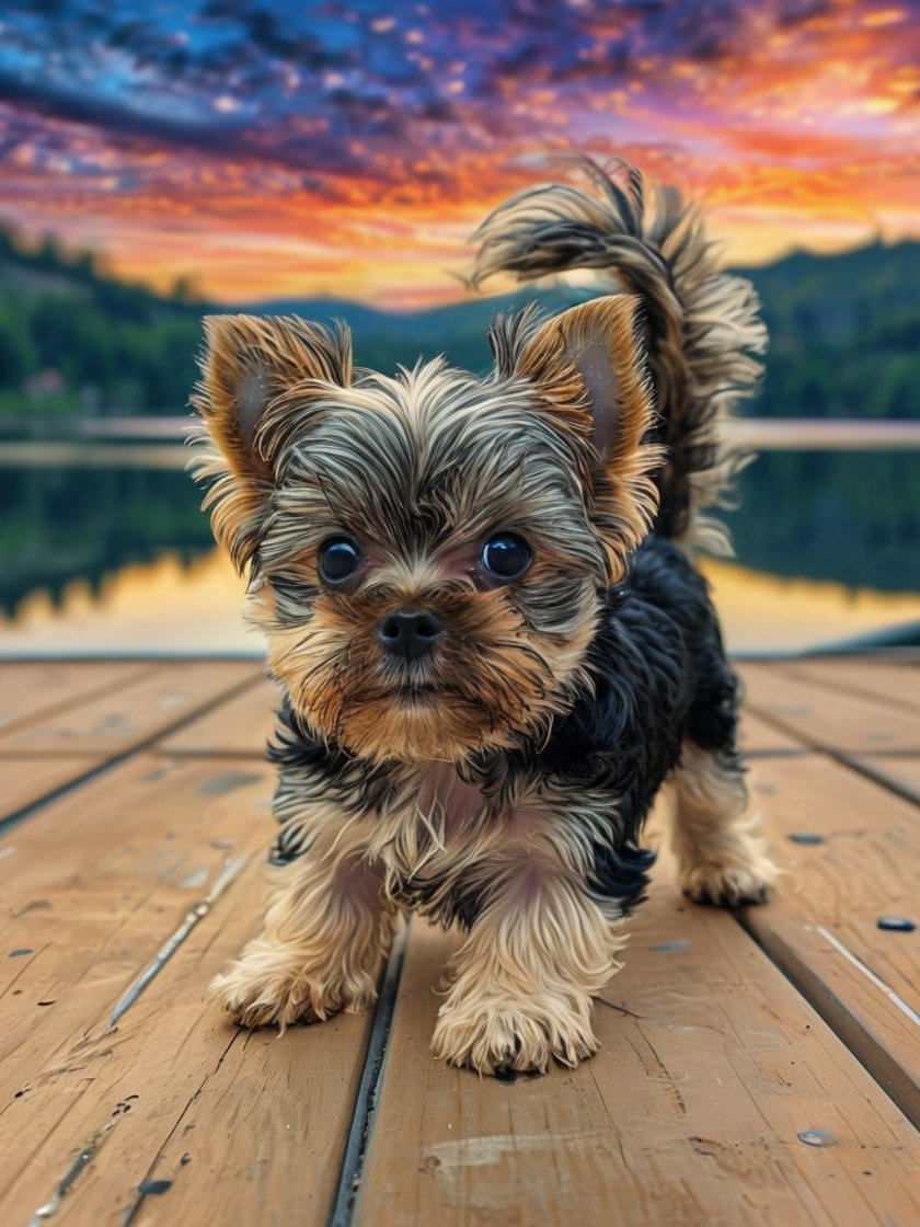 Sunset Paws: Framed Matte Poster product image (1)
