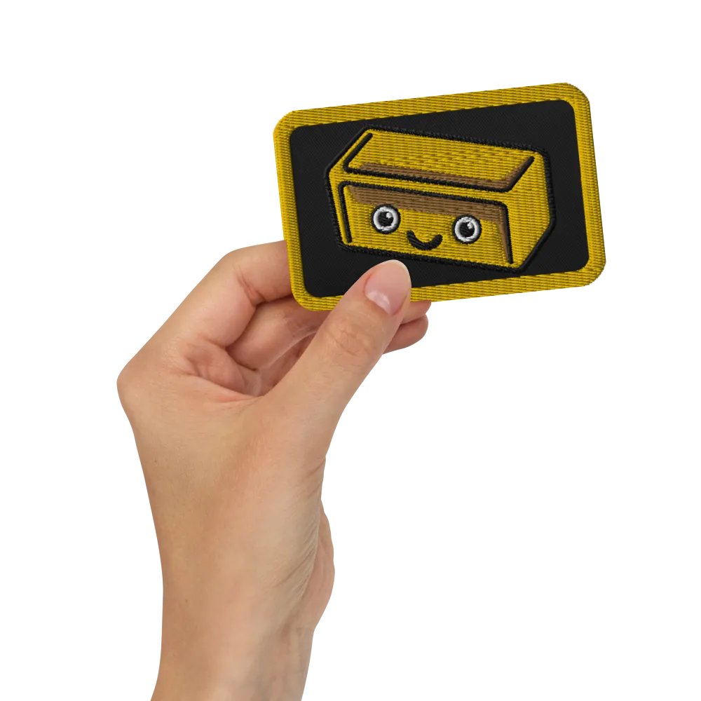 Happy Sample Embroidered Patch product image (2)