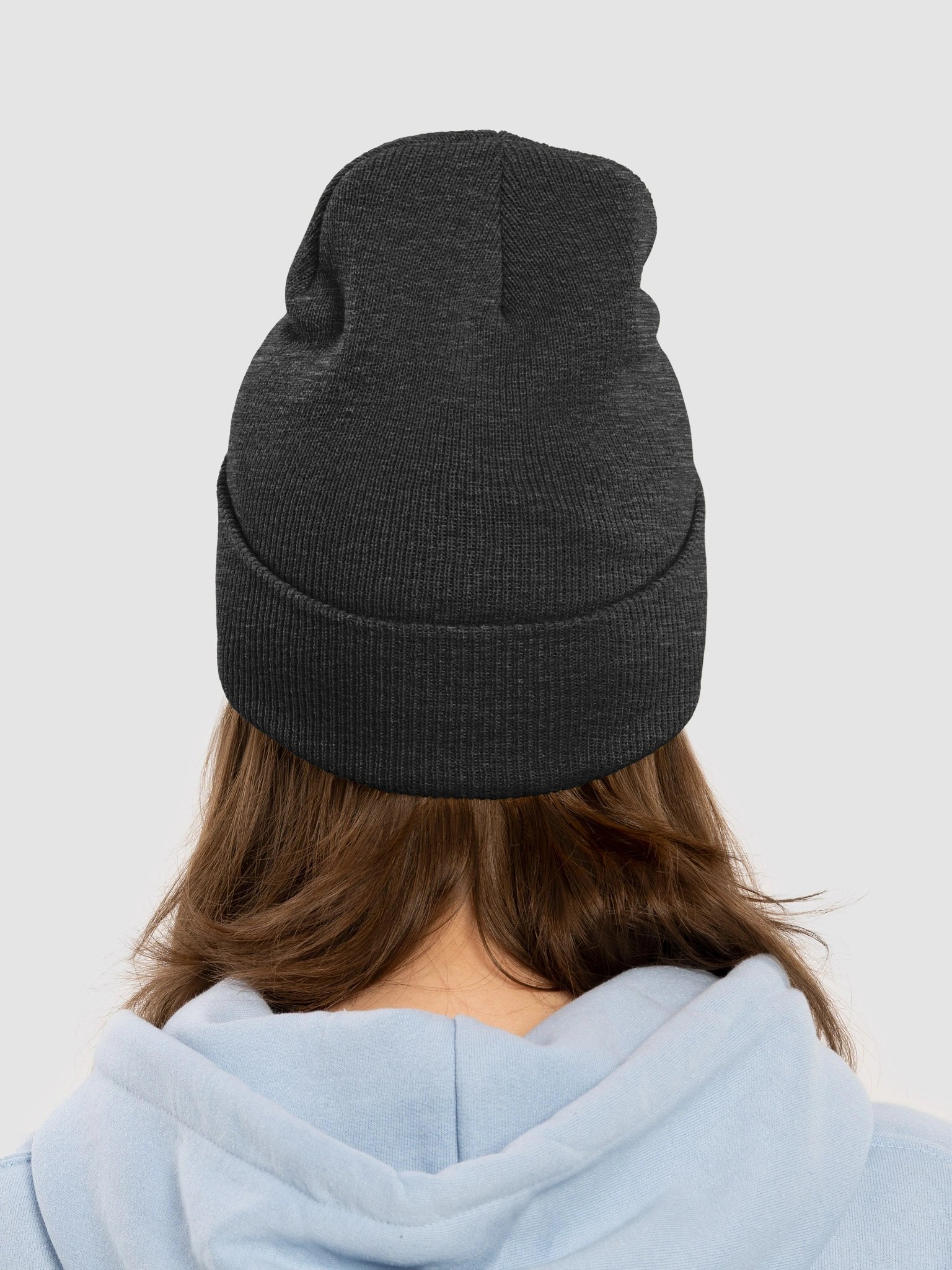 Black Lion Minimalist Profile Embroidered Cuffed Beanie – Premium Knit Streetwear Headwear product image (4)
