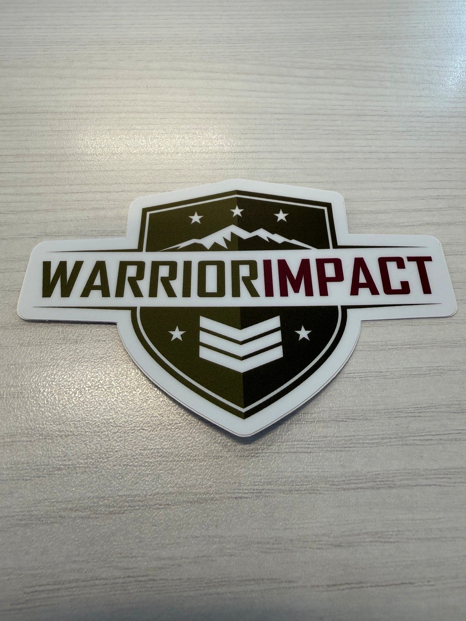 Warrior Impact Sticker - Small product image (1)