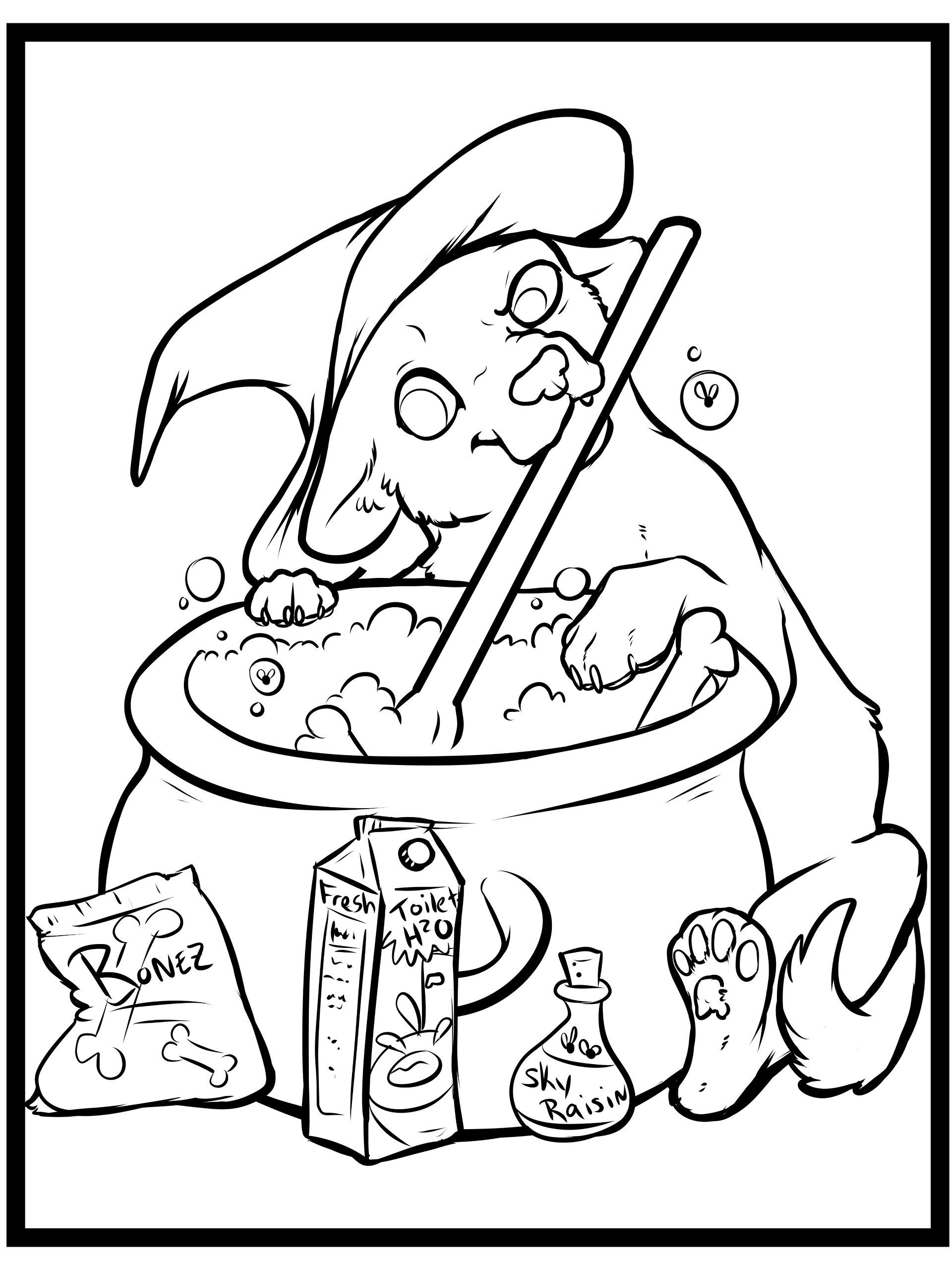 Color Your Pup - Halloween - Coloring Page product image (2)