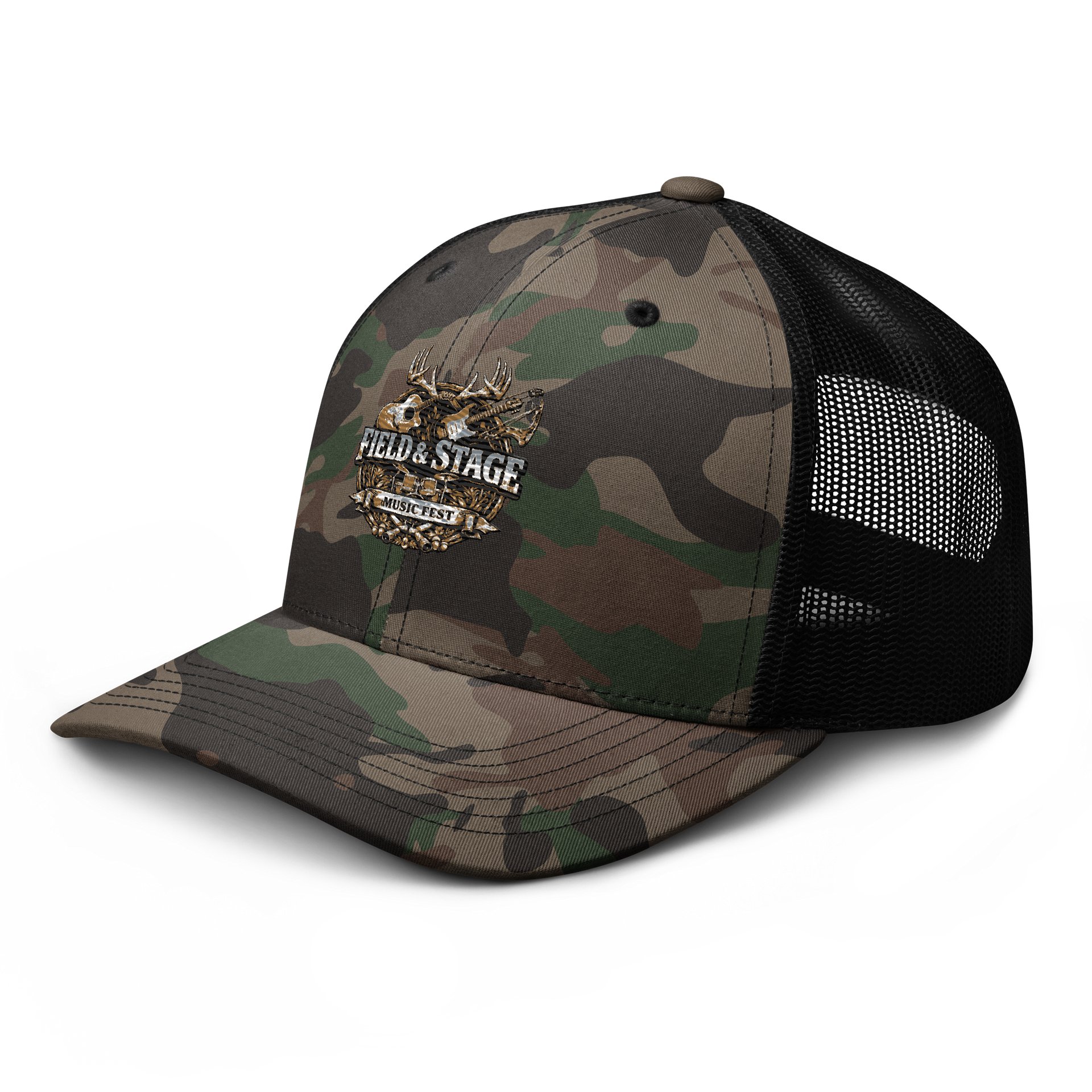 Field&Stage Music Camo trucker hat product image (4)