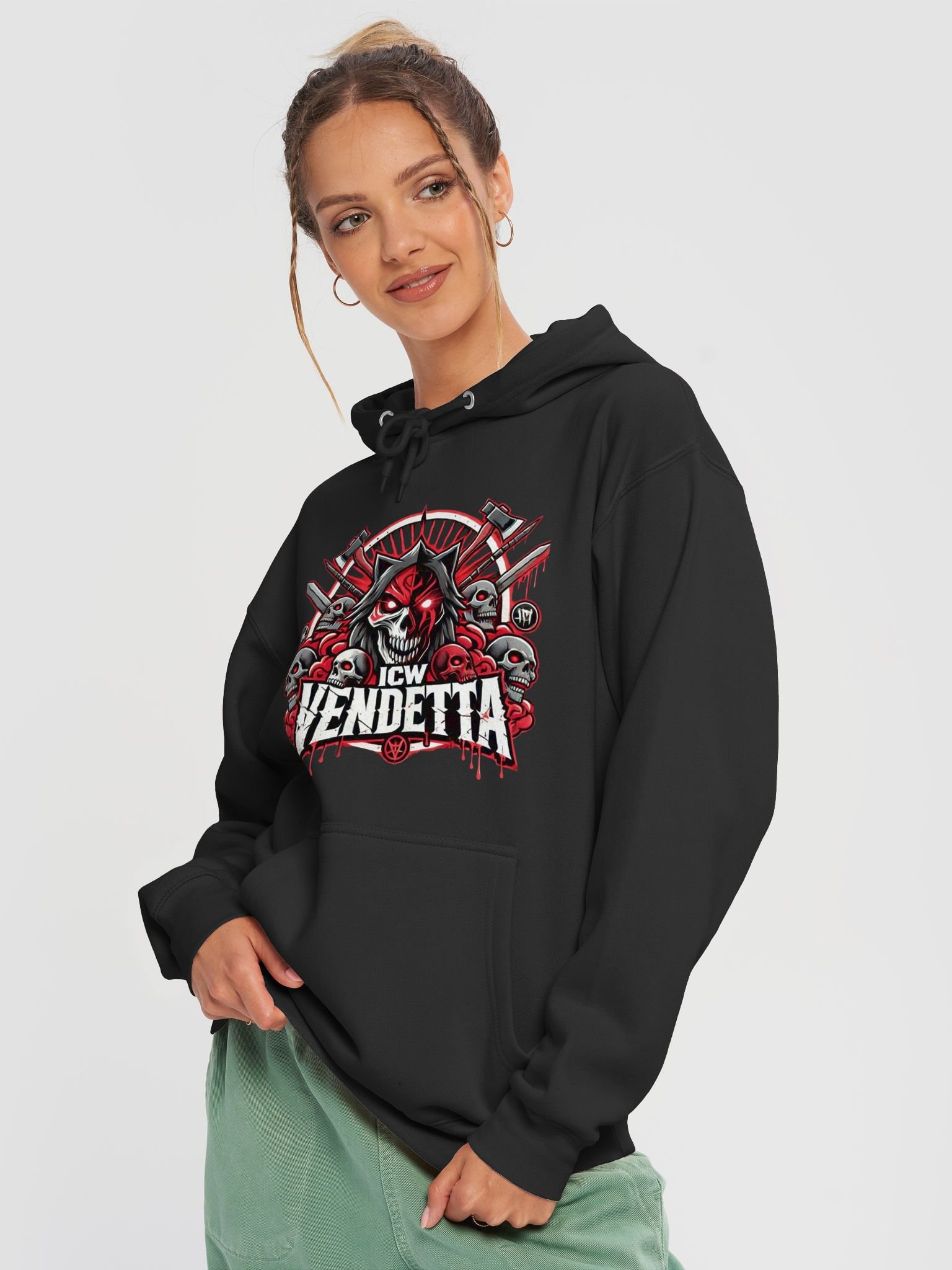 ICW Vendetta Logo Hoodie product image (3)