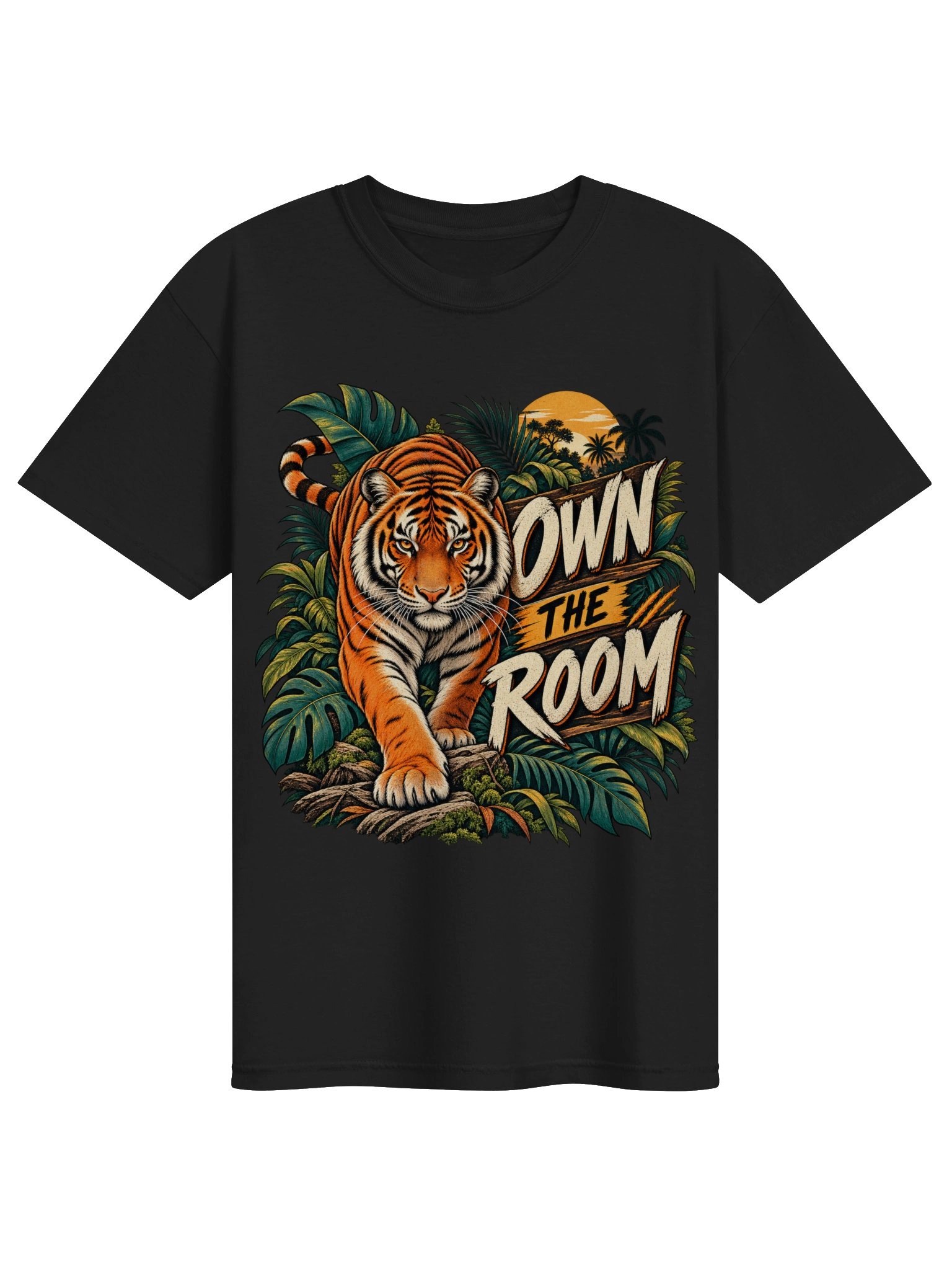 Tiger Own The Room - Sarcastic Funny Animal Lover T-Shirt | Bold Tiger Confidence Tee product image (2)