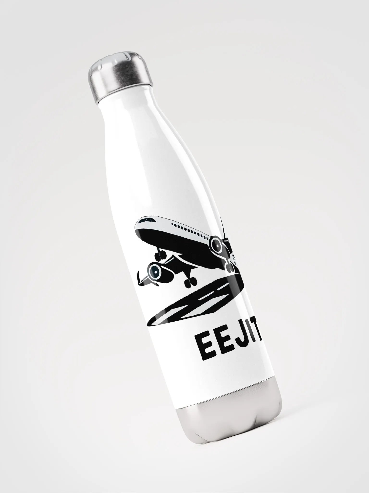 "Eejit!" White Water Bottle product image (3)