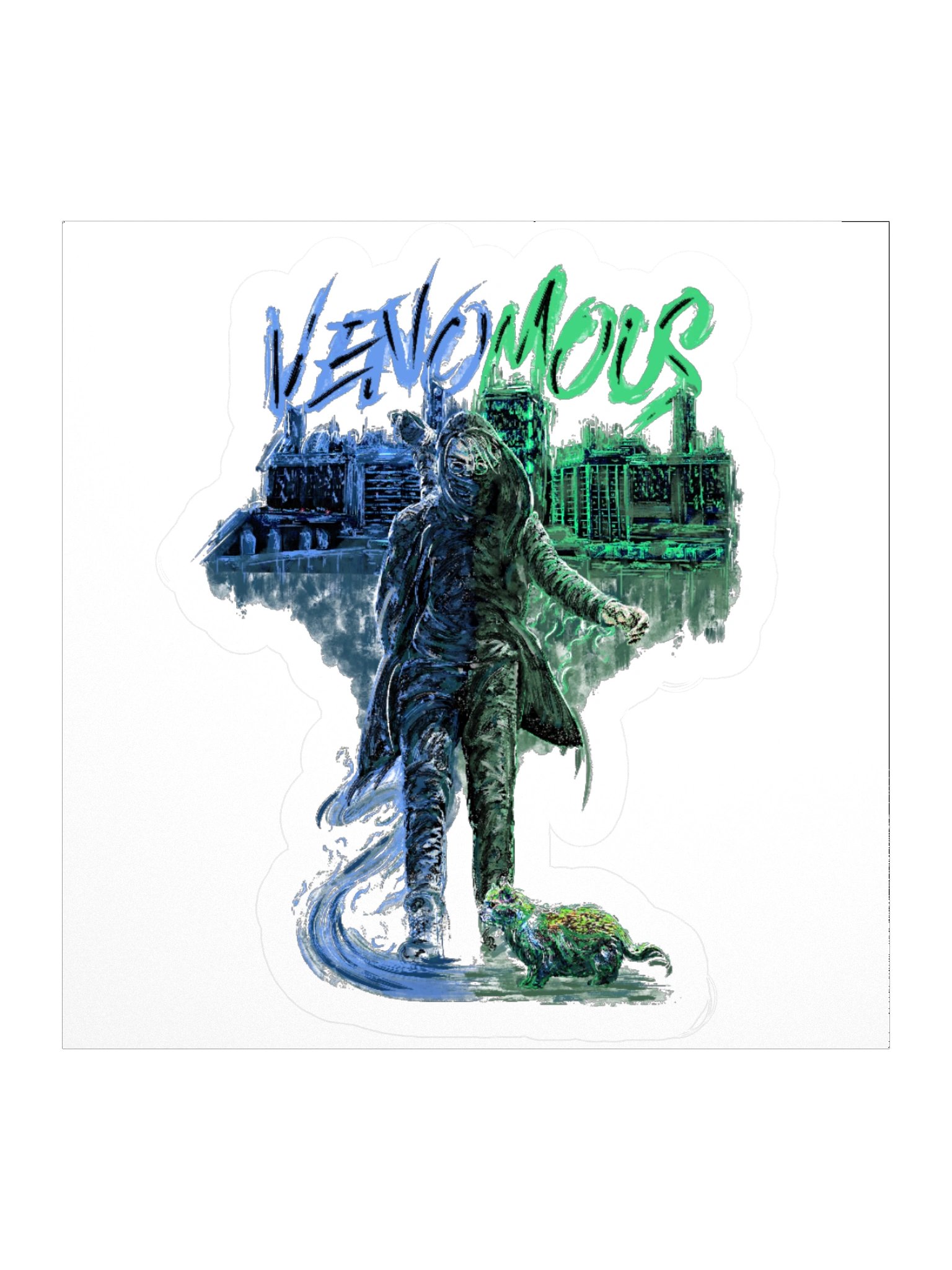 TOXIC TOWN Sticker product image (2)