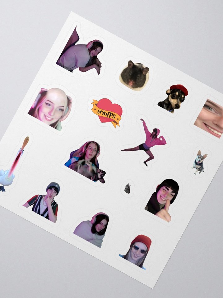 random emote sticker sheet product image (2)
