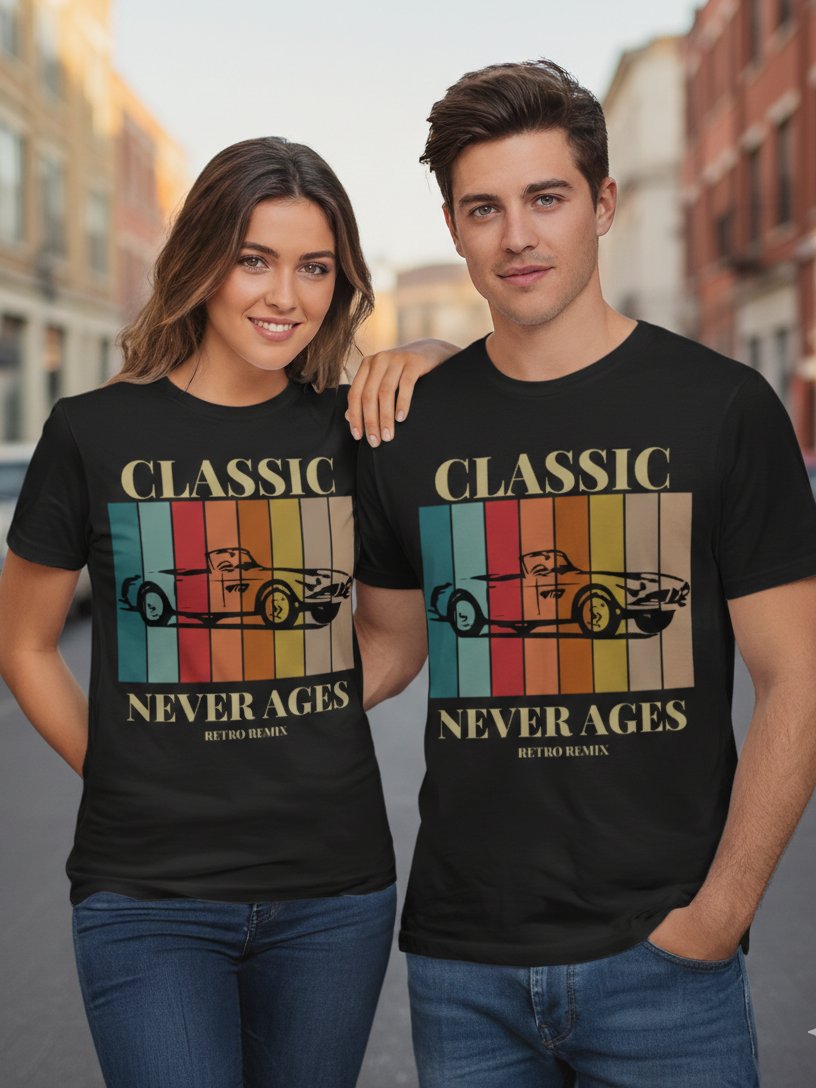 Retro Classic Convertible Never Ages Tee product image (1)