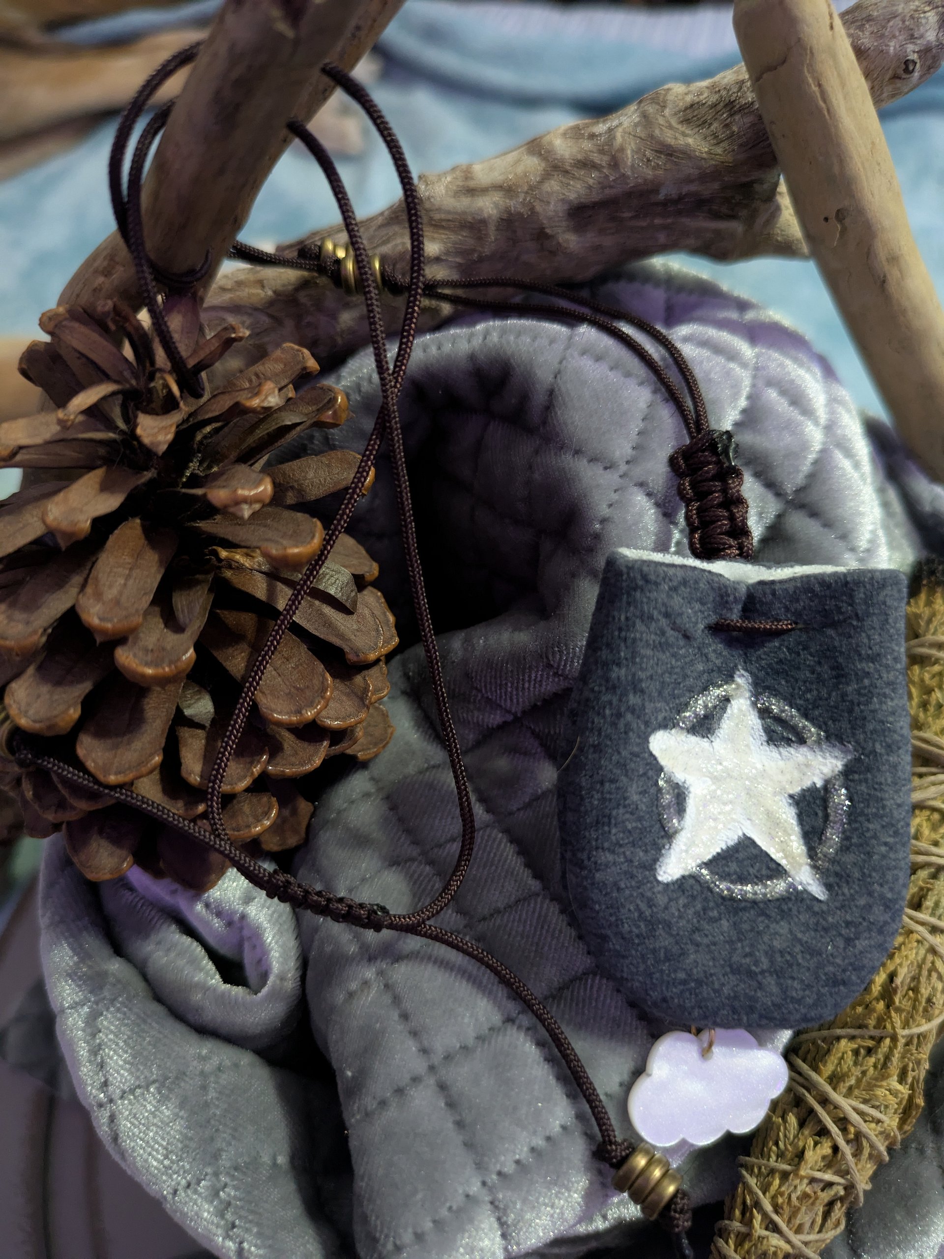 Pentacle Pouch Necklace product image (2)