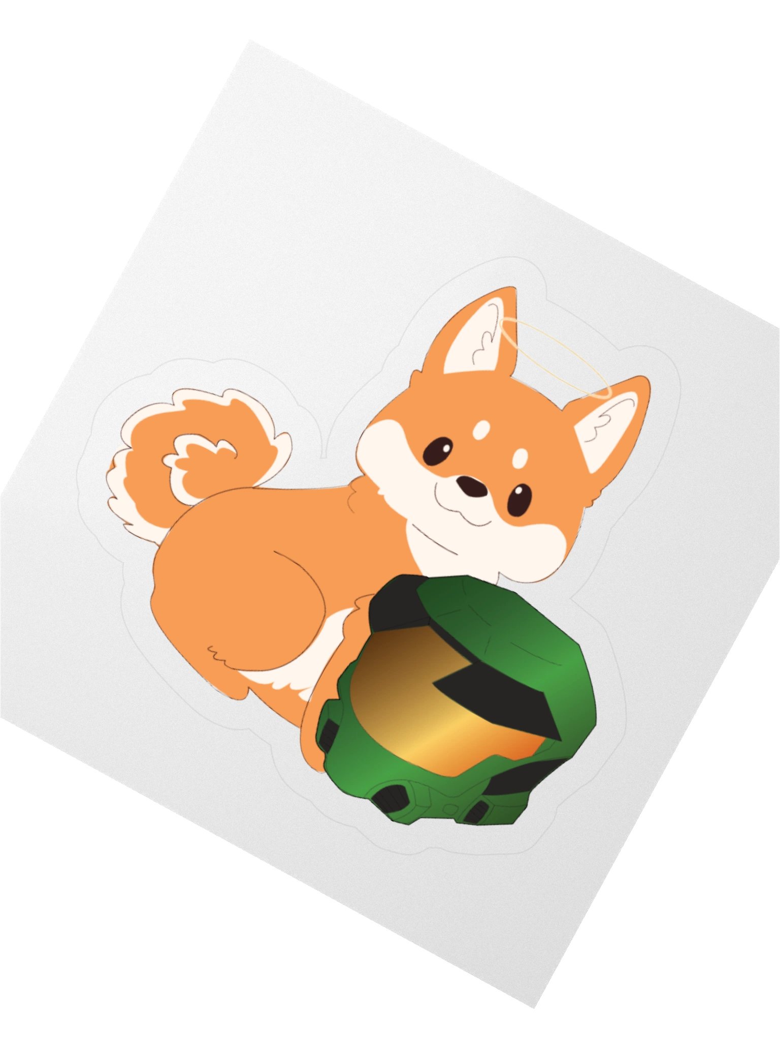 LHA + Corgi Tribute Sticker product image (2)