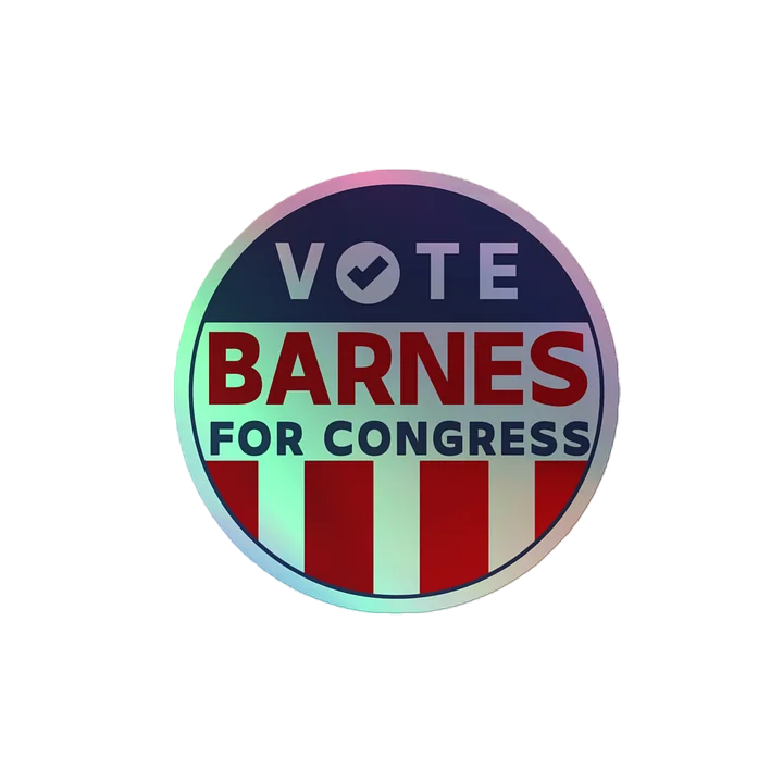 Congressman Barnes - Holo Sticker product image (2)