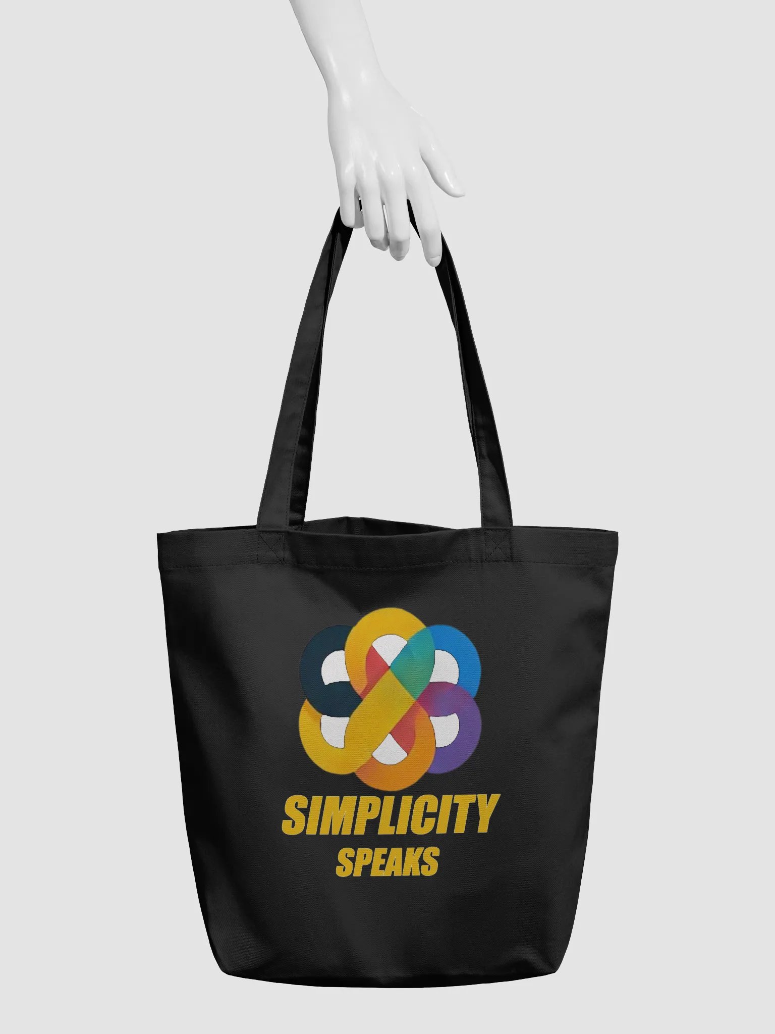 Simplicity Speaks Tote Bag product image (5)
