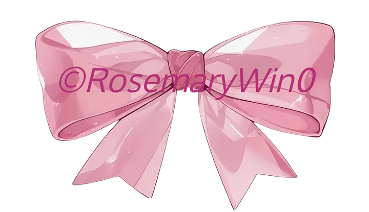 Pink Bow Vtuber Asset Digital Product product image (1)