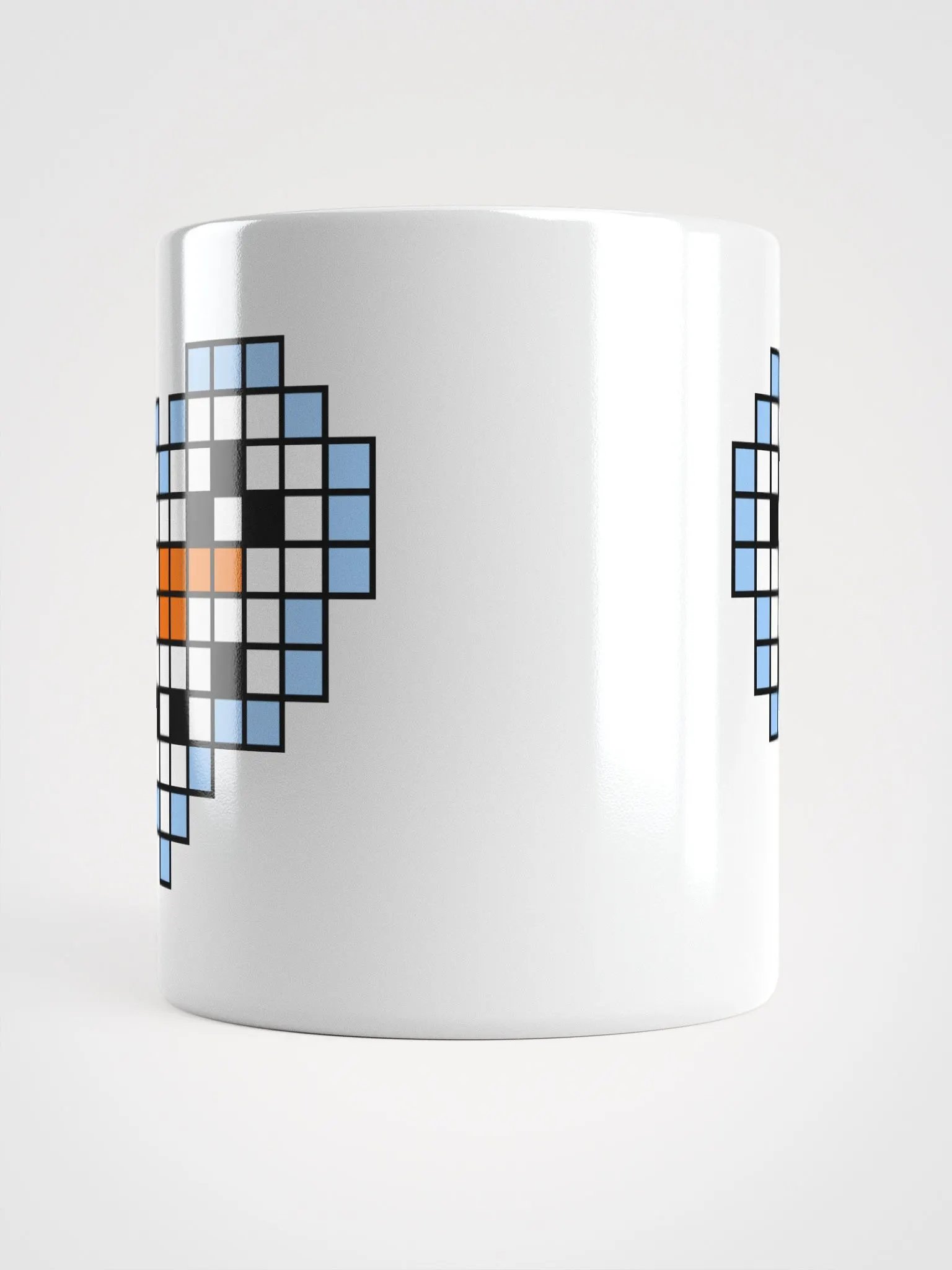 Snowman Heart White Glossy Mug product image (6)