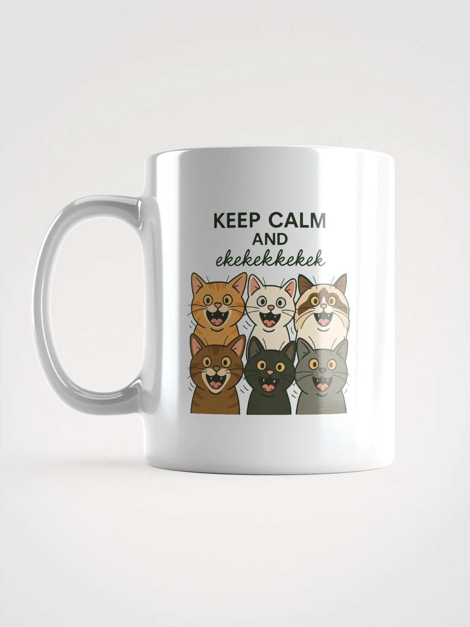 Cats Chattering Mug, no. EKK005 product image (2)