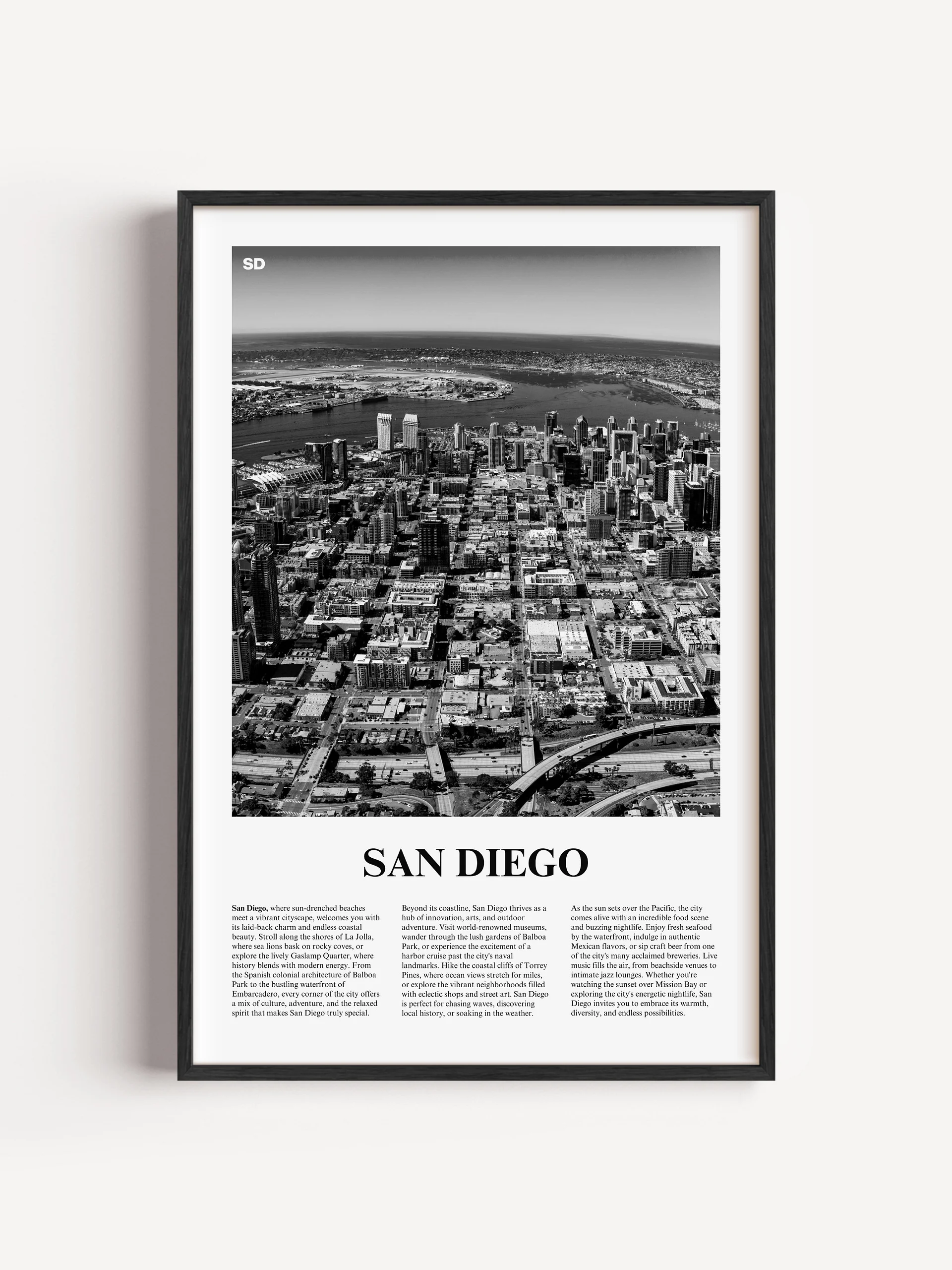 San Diego 01 Newspaper Poster product image (1)