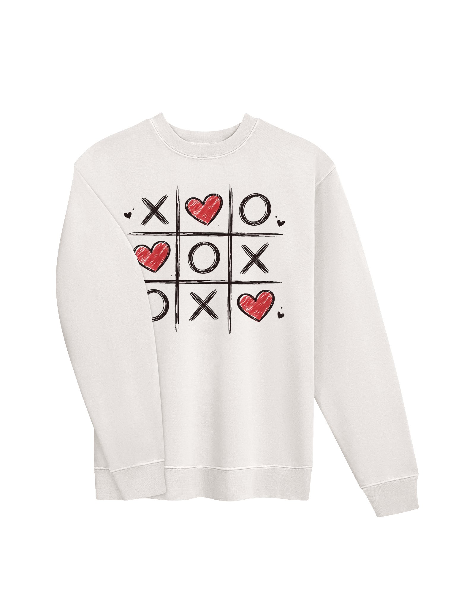 XOXO Tic-Tac-Toe Pigment-Dyed Crewneck Sweatshirt product image (19)