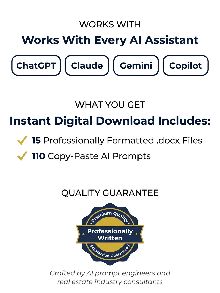 AI Prompt Kit for Real Estate Agents - 110 Ready-to-Use Prompts product image (6)