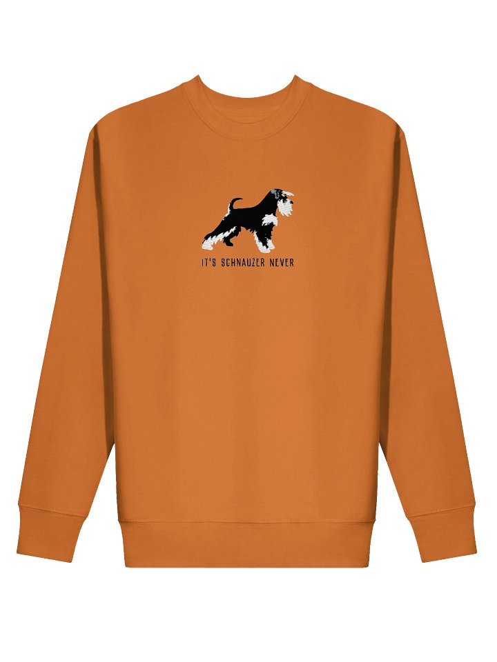It's Schnauzer Never Sweatshirt (Embroidered) of a Miniature Schnauzer(Black and Silver) product image (7)