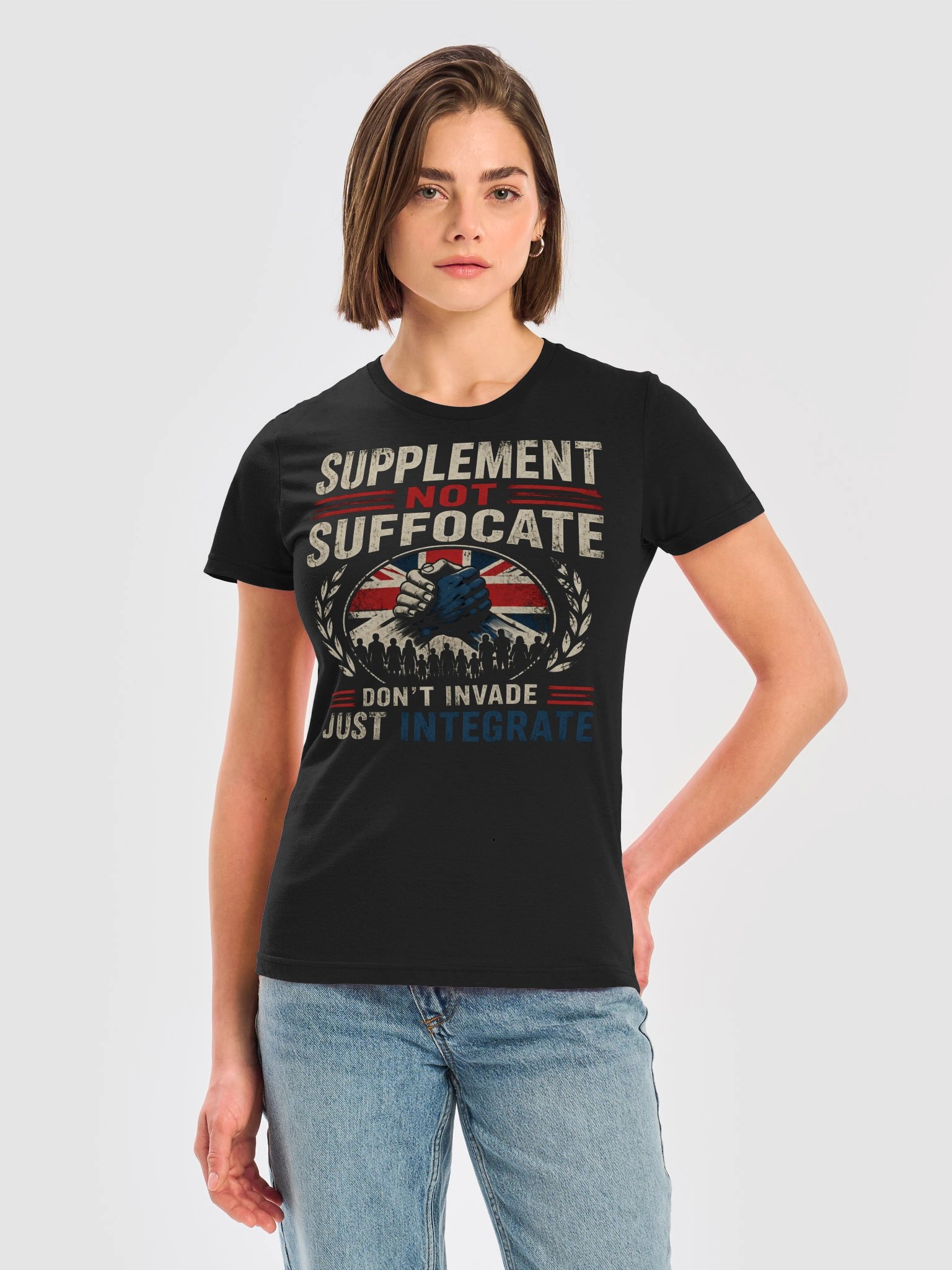 Supplement Not Suffocate Protest Tee product image (5)