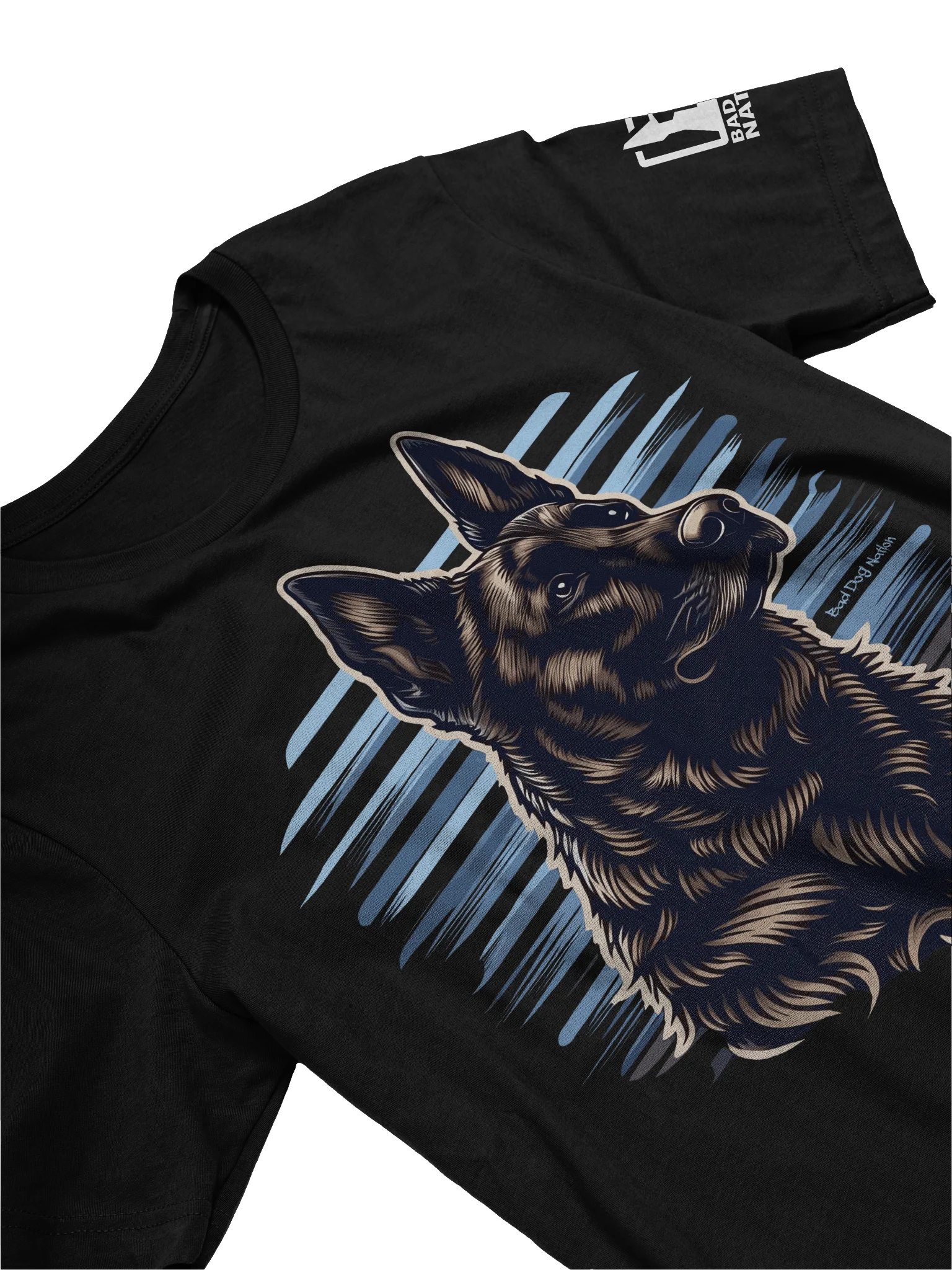Noble Dutch Shepherd Portrait - Premium Unisex T-shirt product image (7)