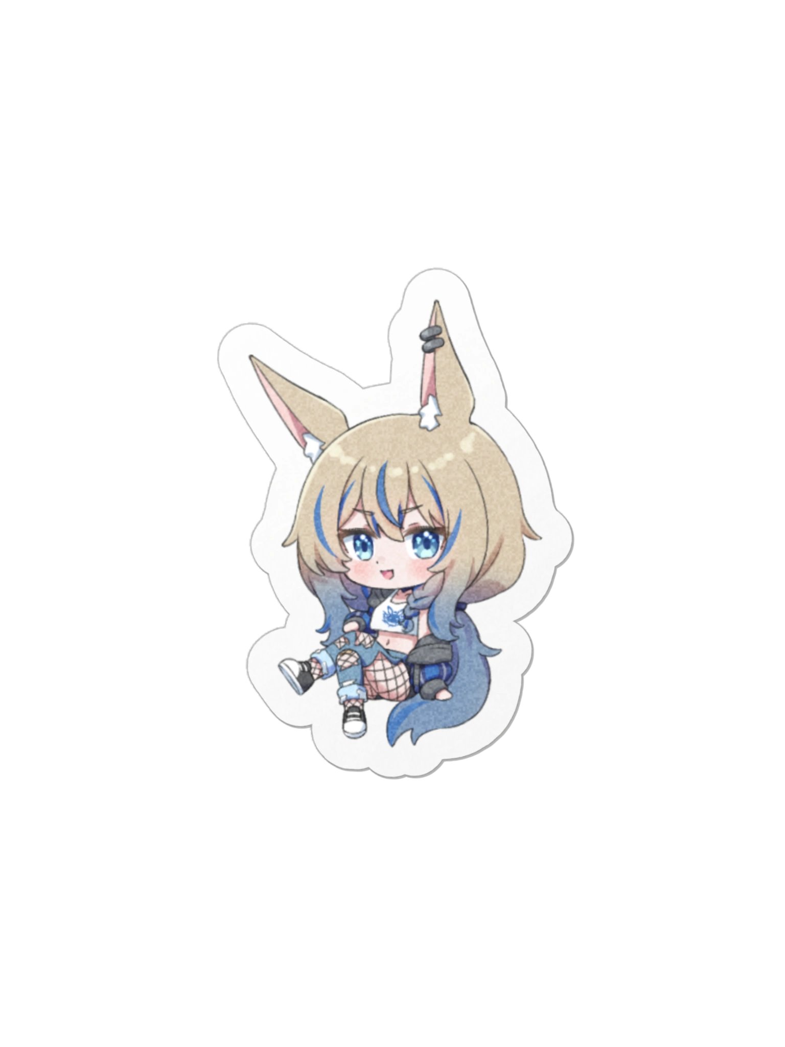 blu Tank Top Sticker product image (1)