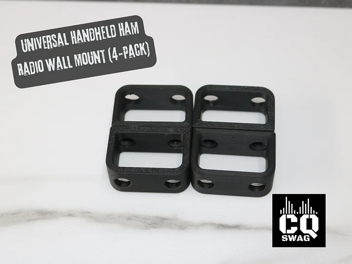 Handheld Ham Radio Wall Mount (4pk) product image (1)