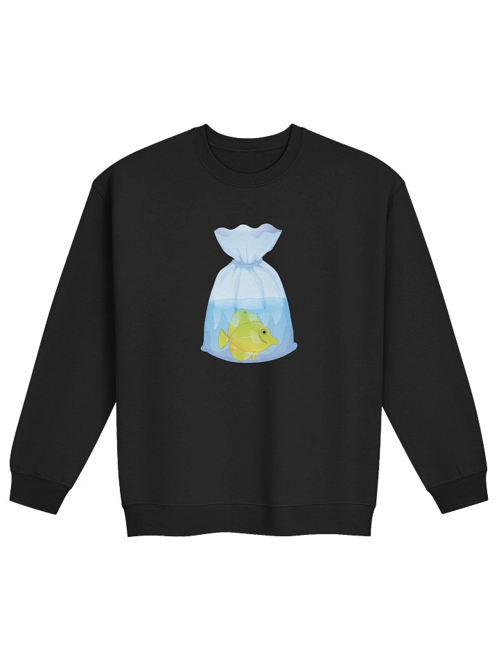 Yellow Tang Fish Bag Sweatshirt – Saltwater Reef Tank Aquarium Enthusiast Graphic Sweatshirt product image (2)