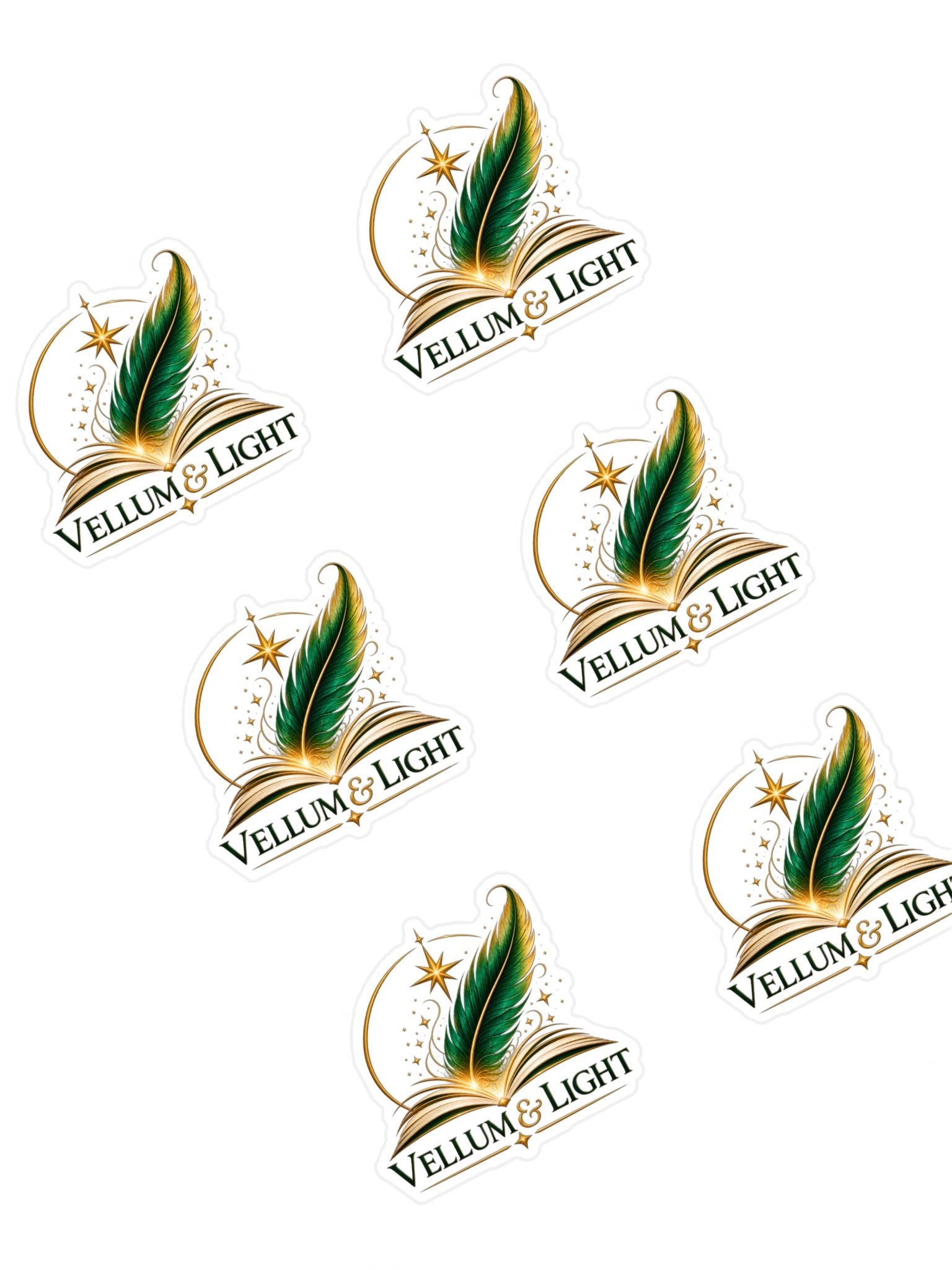 Kiss Cut Sticker Sheet with Custom Background product image (1)