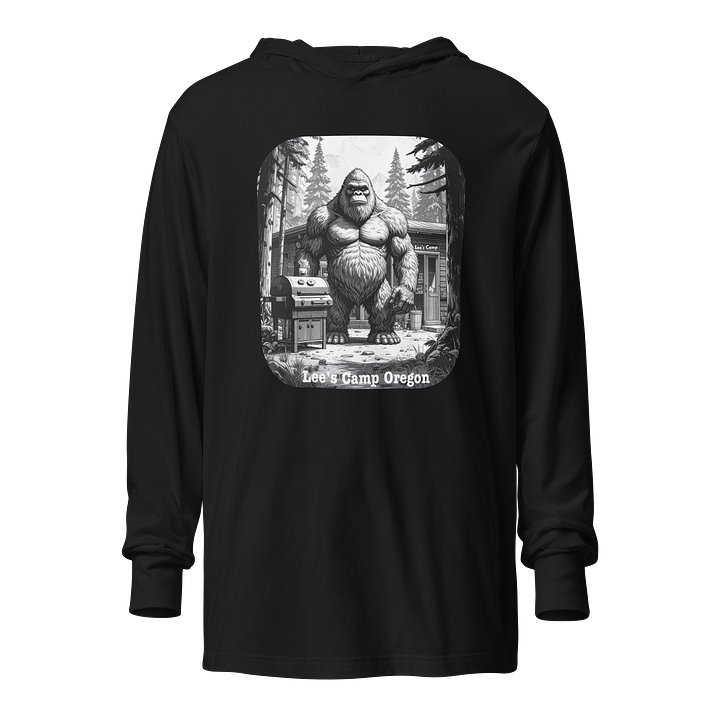 BBQ Sasquatch Long Sleeve Hooded T-Shirt product image (1)
