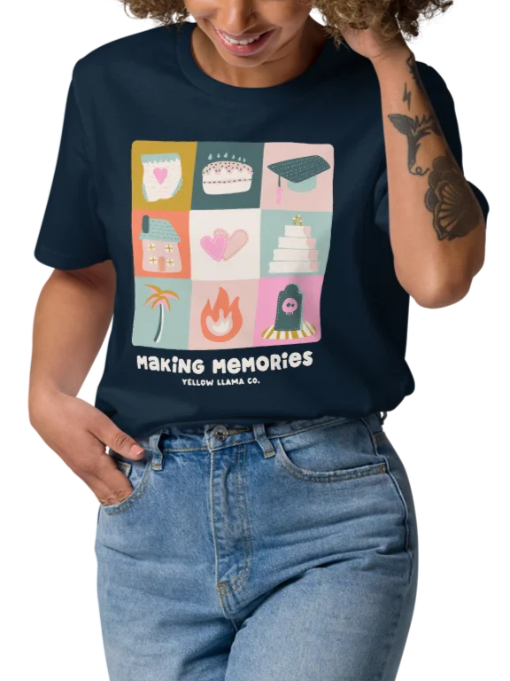 Making Memories Dark Eco Tee product image (2)