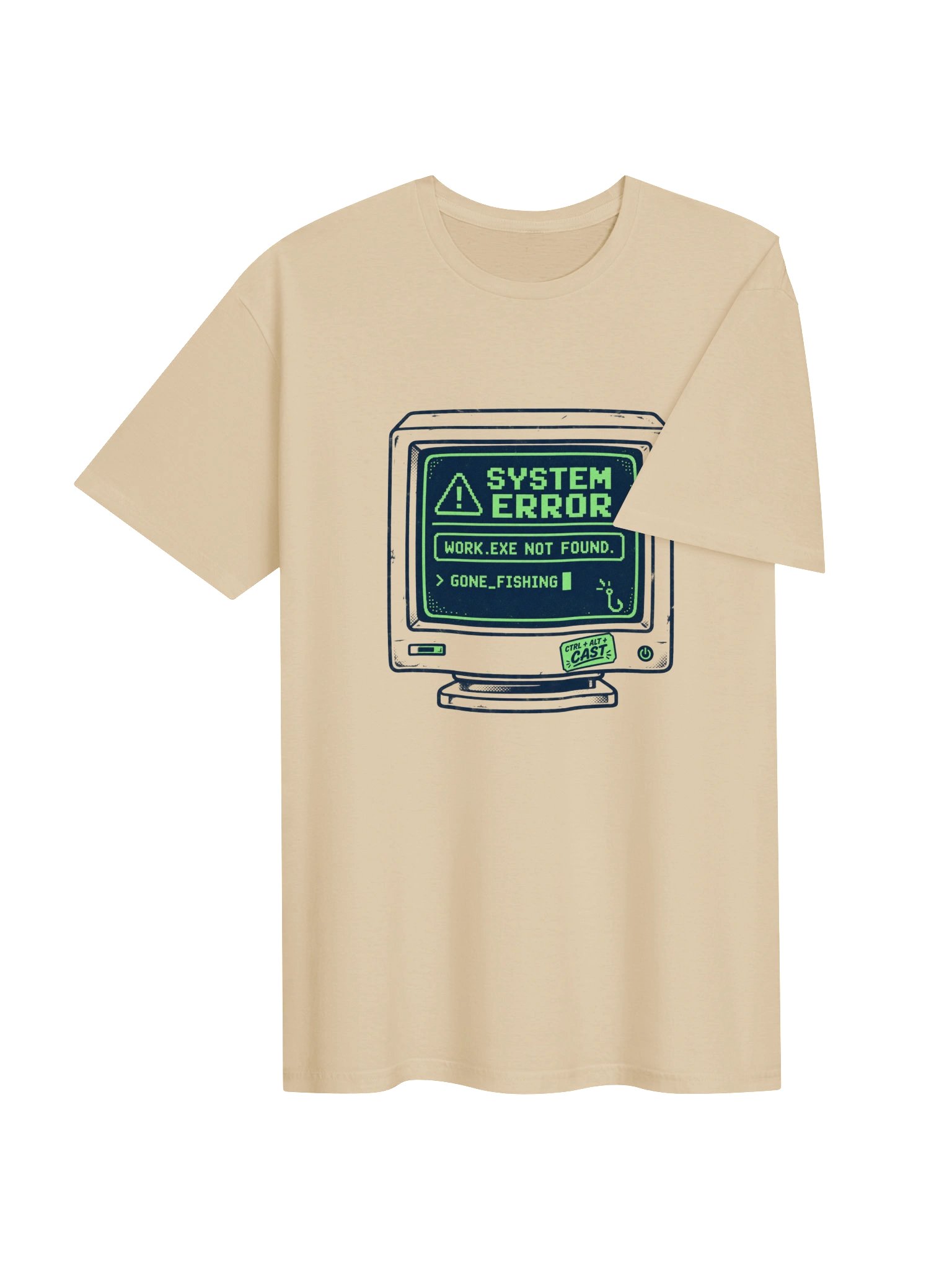 System Error: Gone Fishing T-Shirt product image (24)