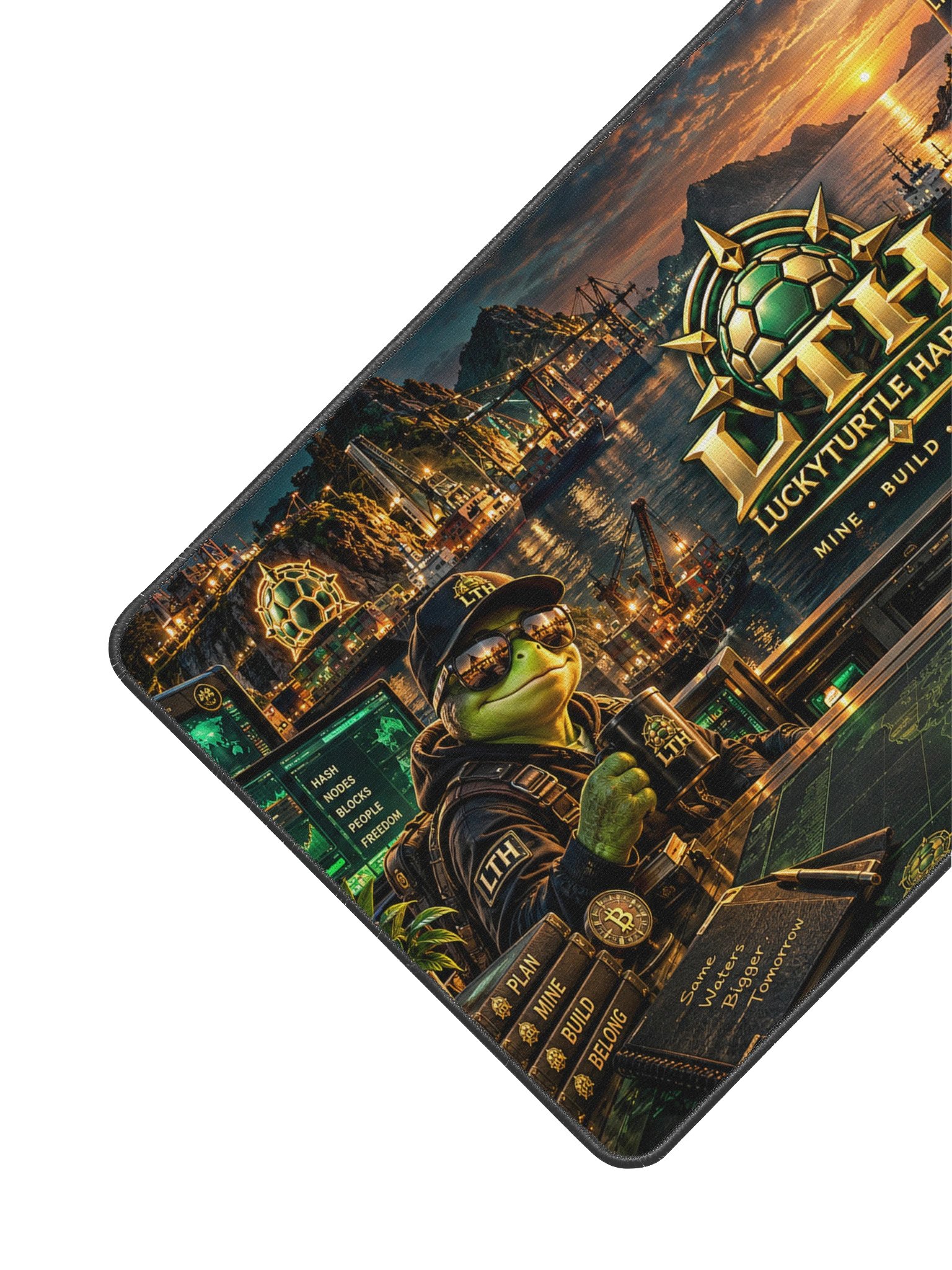 LuckyTurtle Harbor — Harbor Command Desk Mat product image (3)
