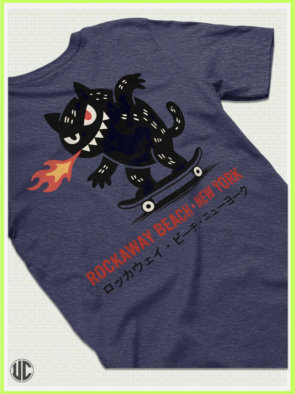 UnkoCon - Rockaway Beach NY Skater T-Shirt product image (4)
