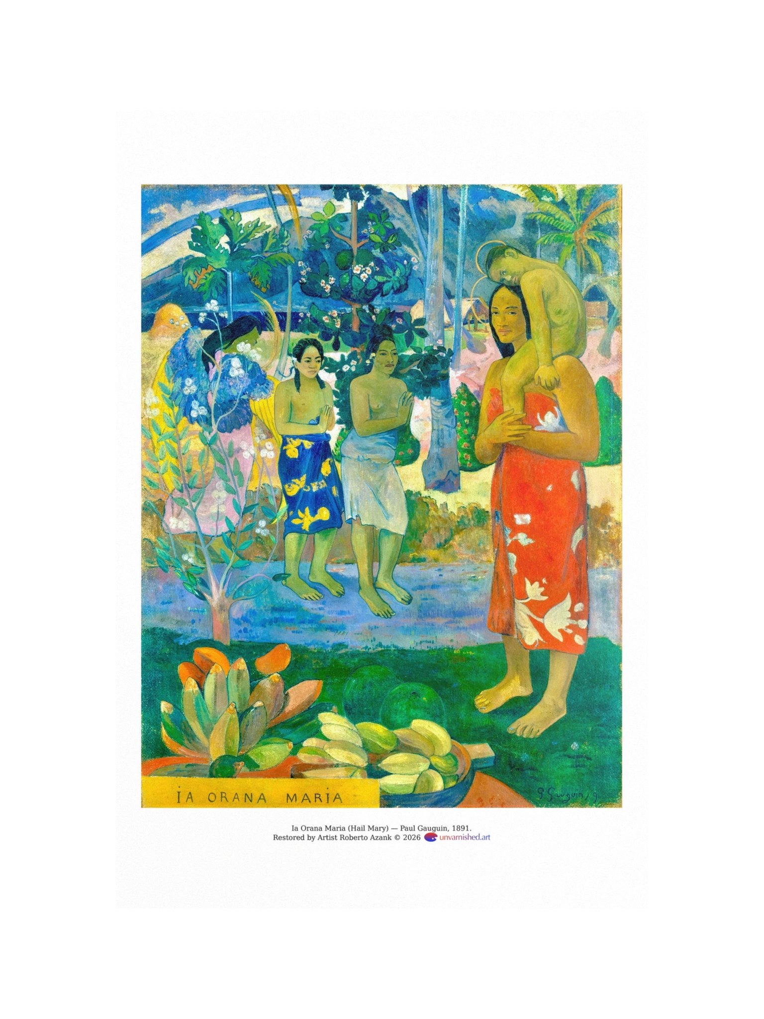 Ia Orana Maria (Hail Mary) — Large Poster product image (1)