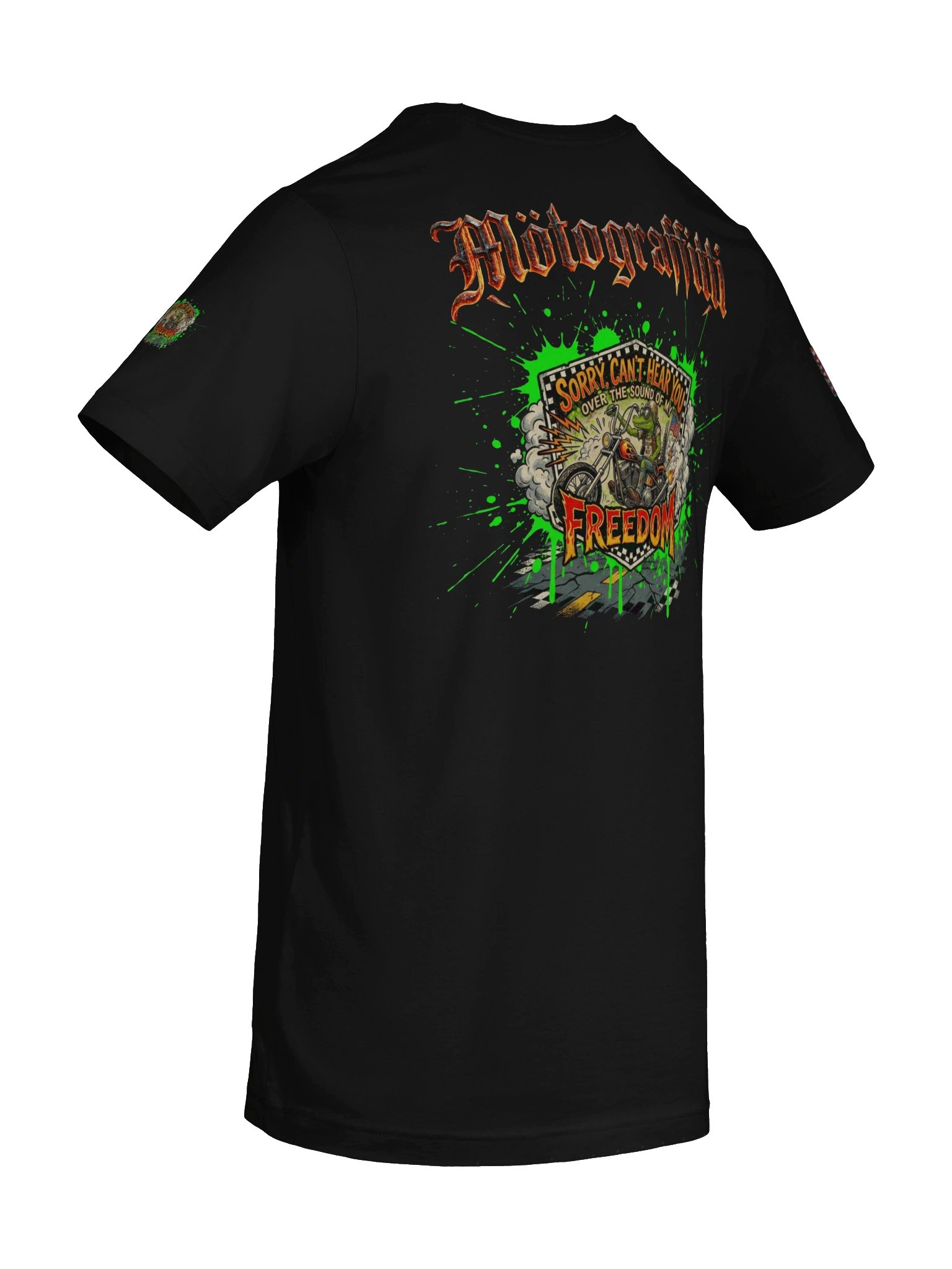 MötoGraffitti "Can't Hear You Over My Freedom" T-Shirt product image (8)
