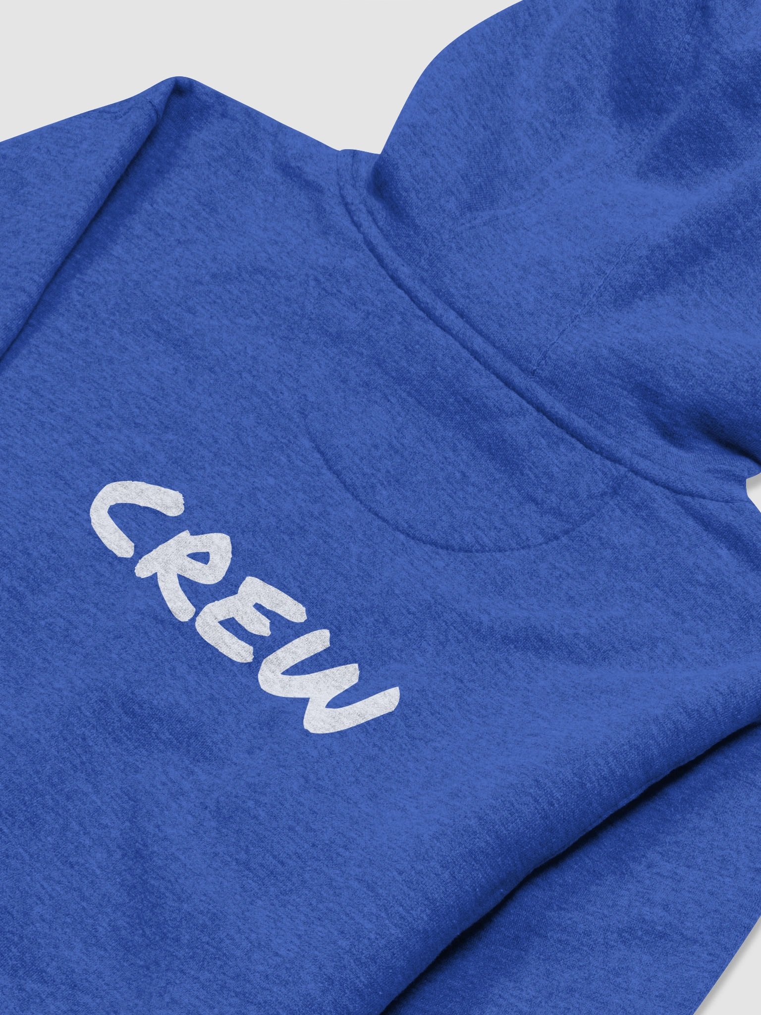 CREW - CU! Hoodie - White printed logo with CREW on the back product image (51)