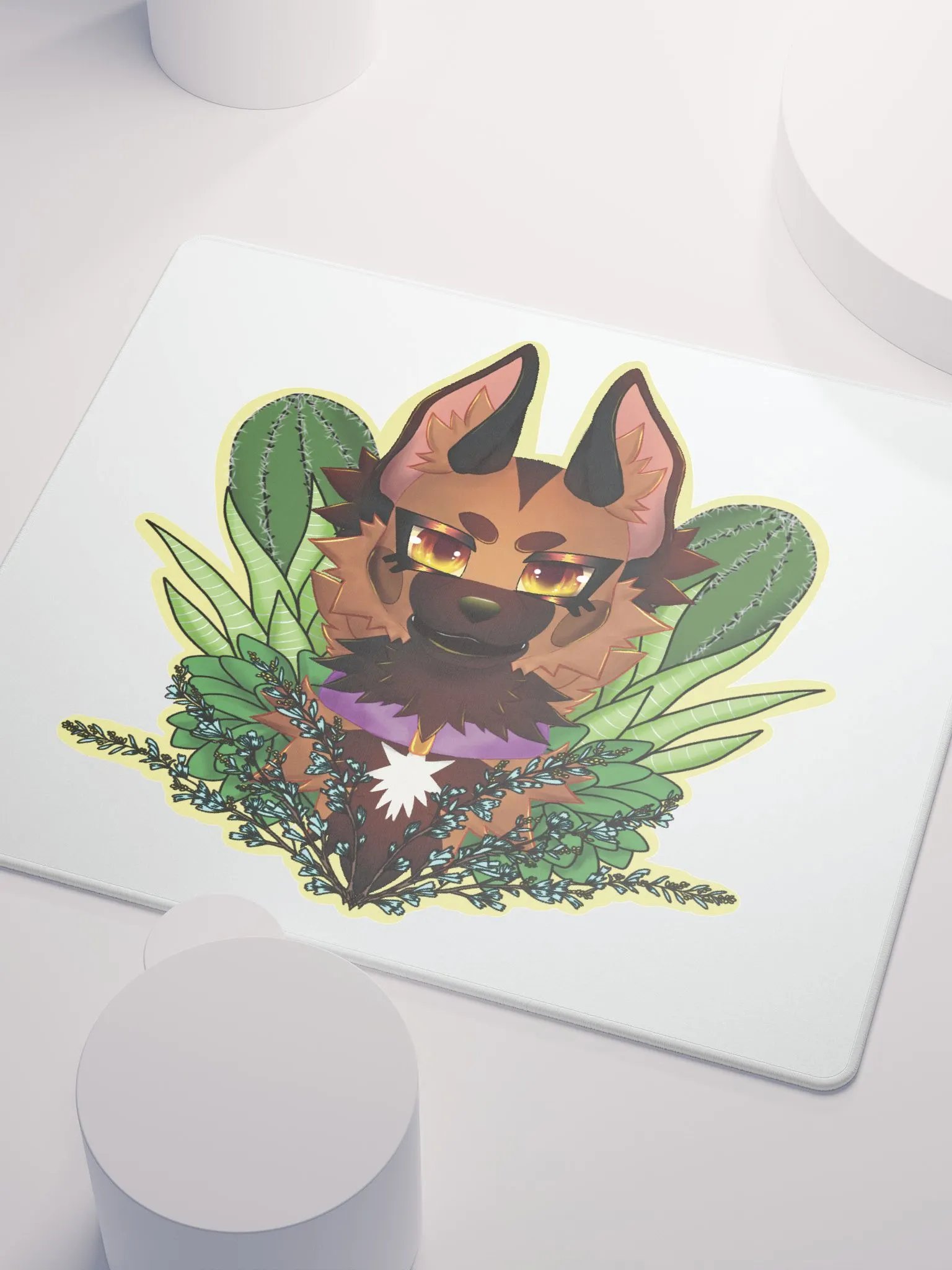 Succulent Malinois Mousepad product image (3)