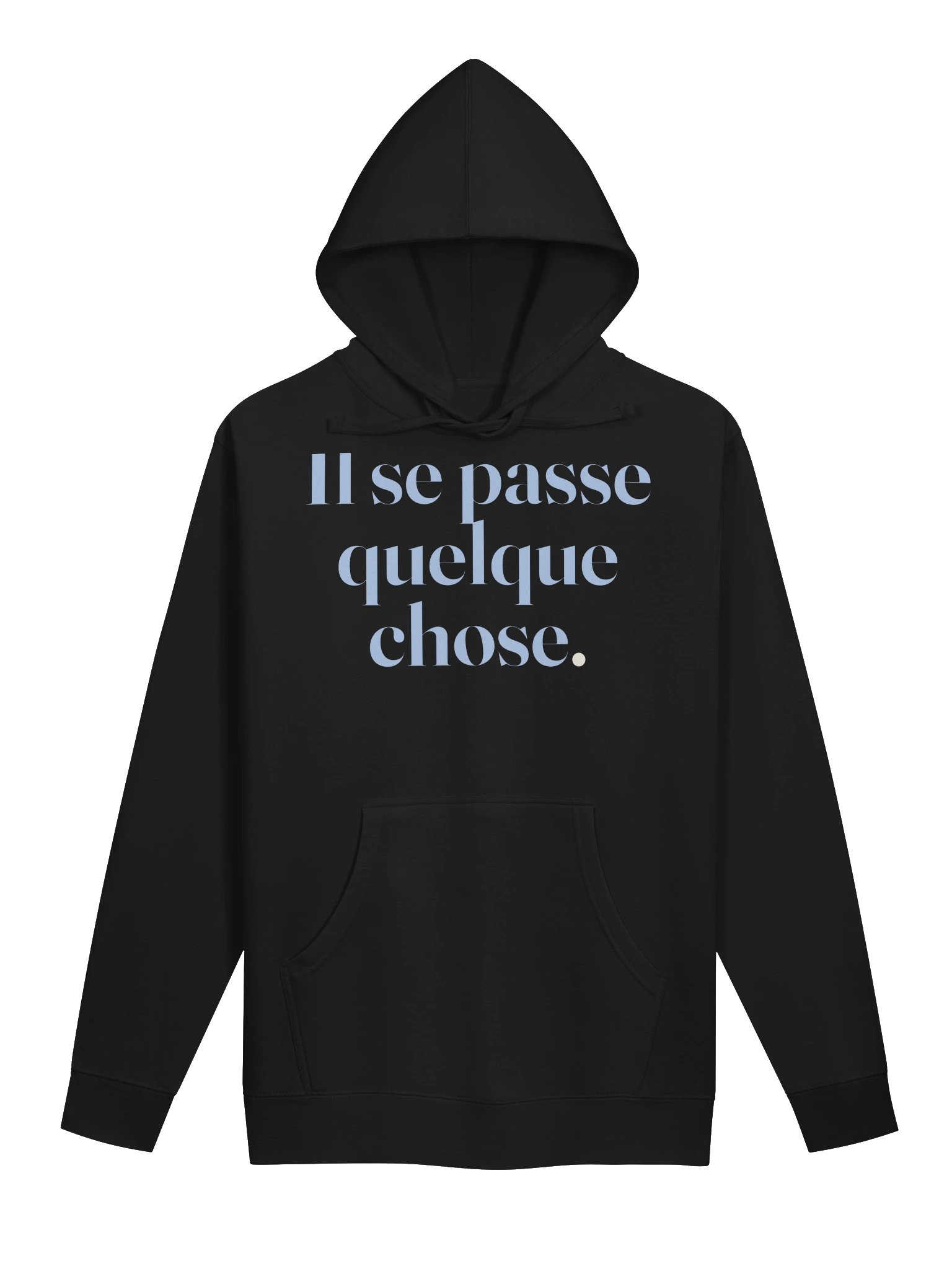 Sweat à capuche « La phrase » — Essentiel · nuit product image (1)