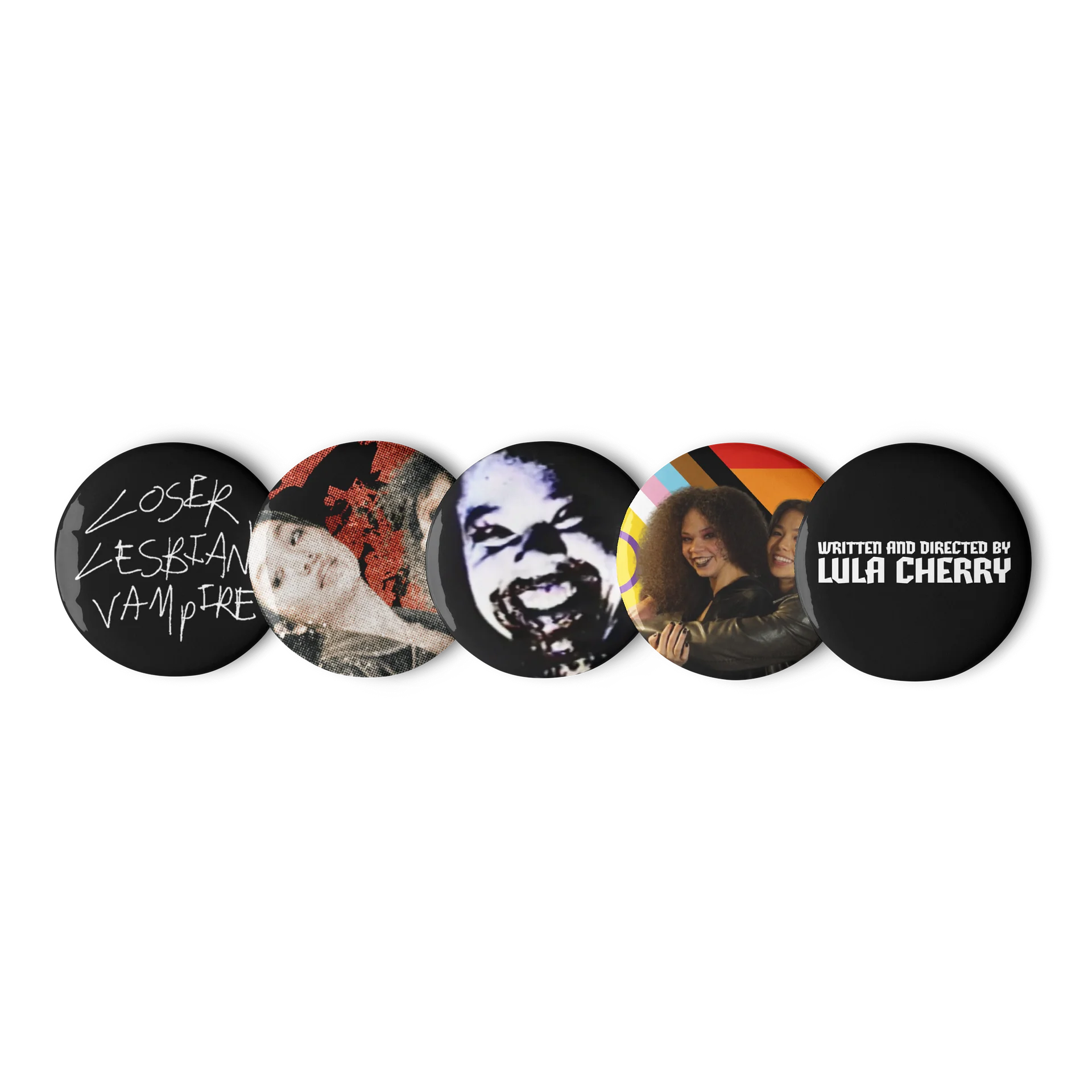 LOSER LESBIAN VAMPIRE Buttons (Set of 5) product image (1)