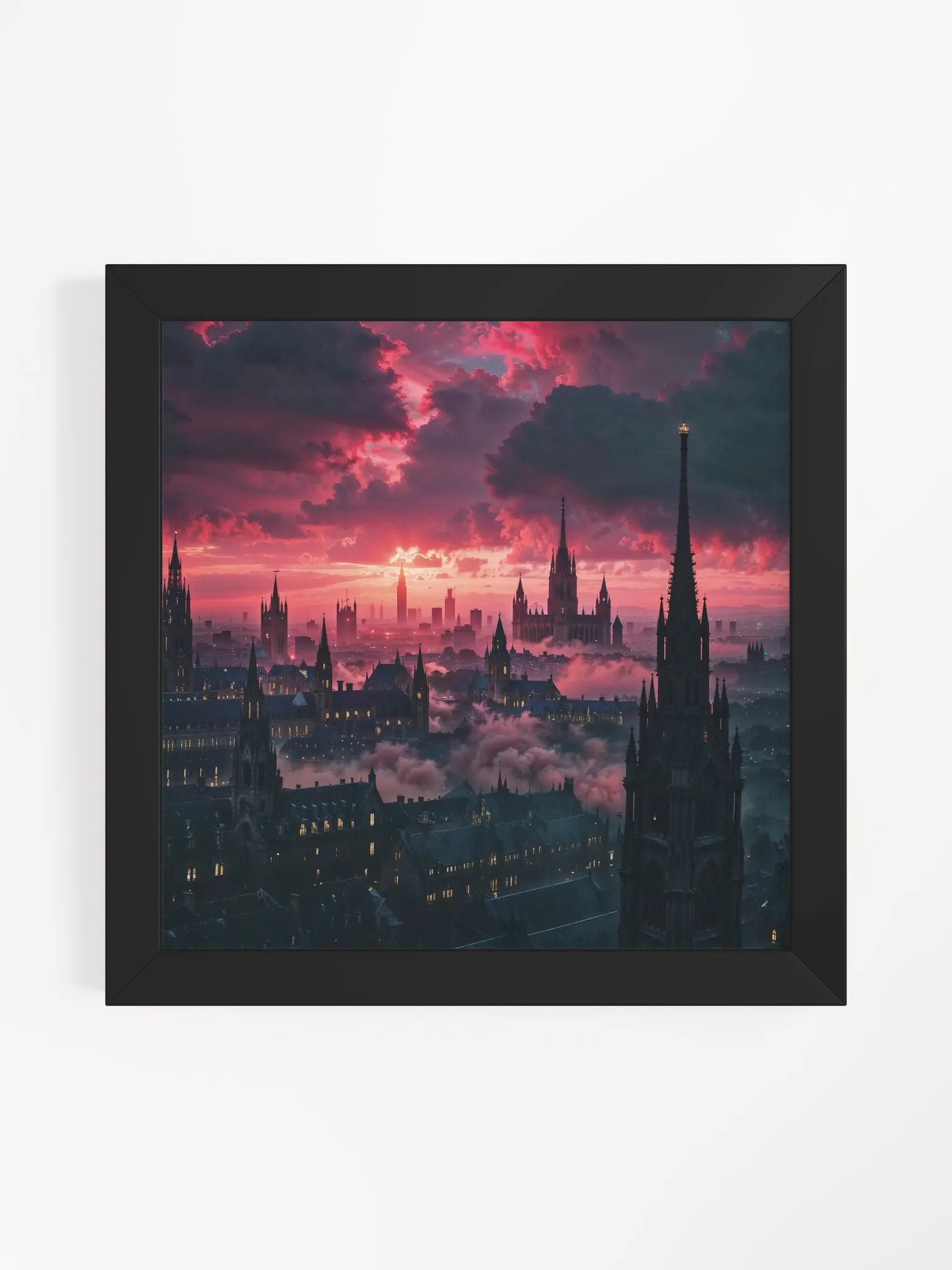 Crimson Ascendancy Framed Print product image (7)