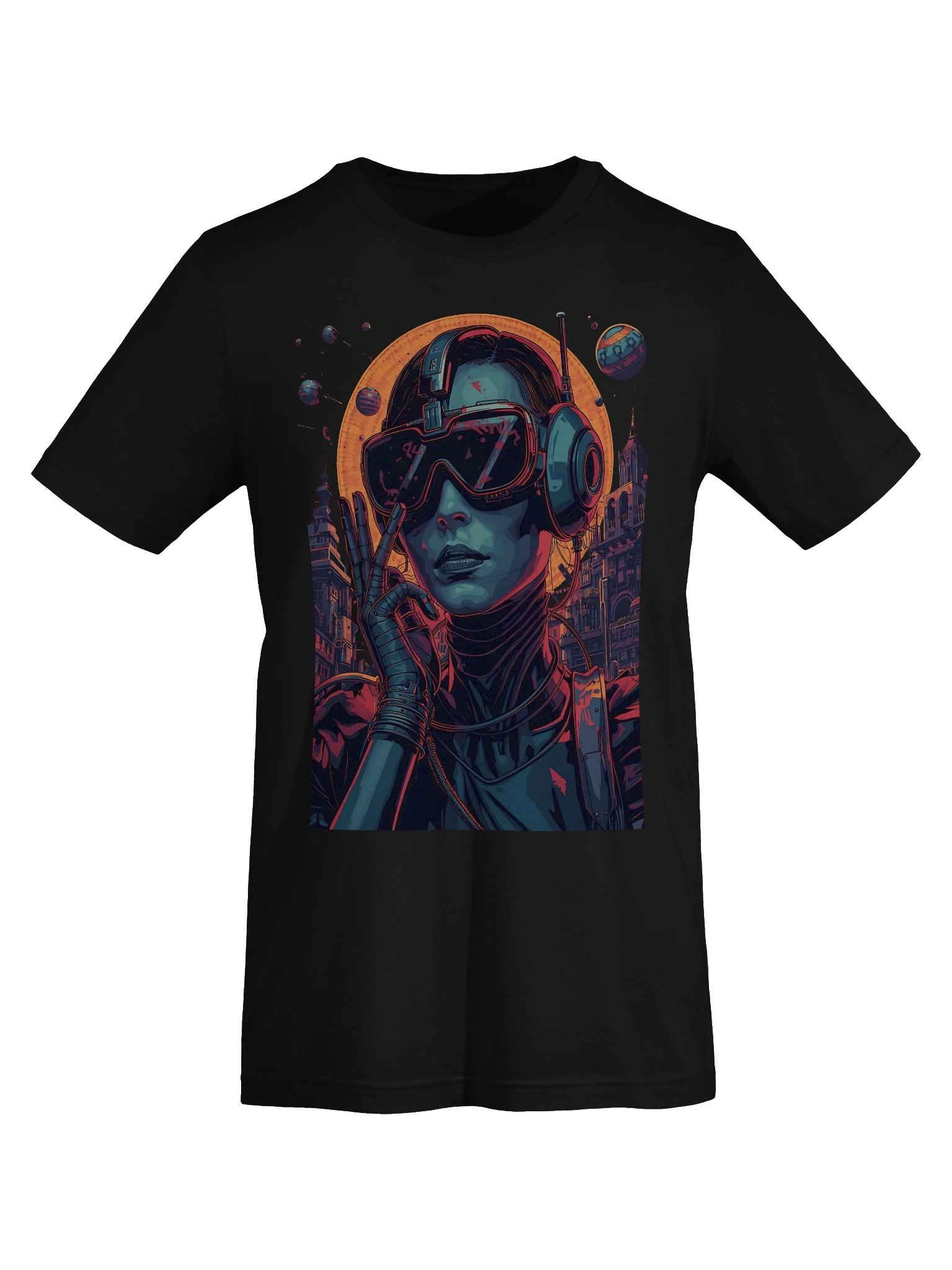 Synthwave City Drive Lightweight T-Shirt product image (4)