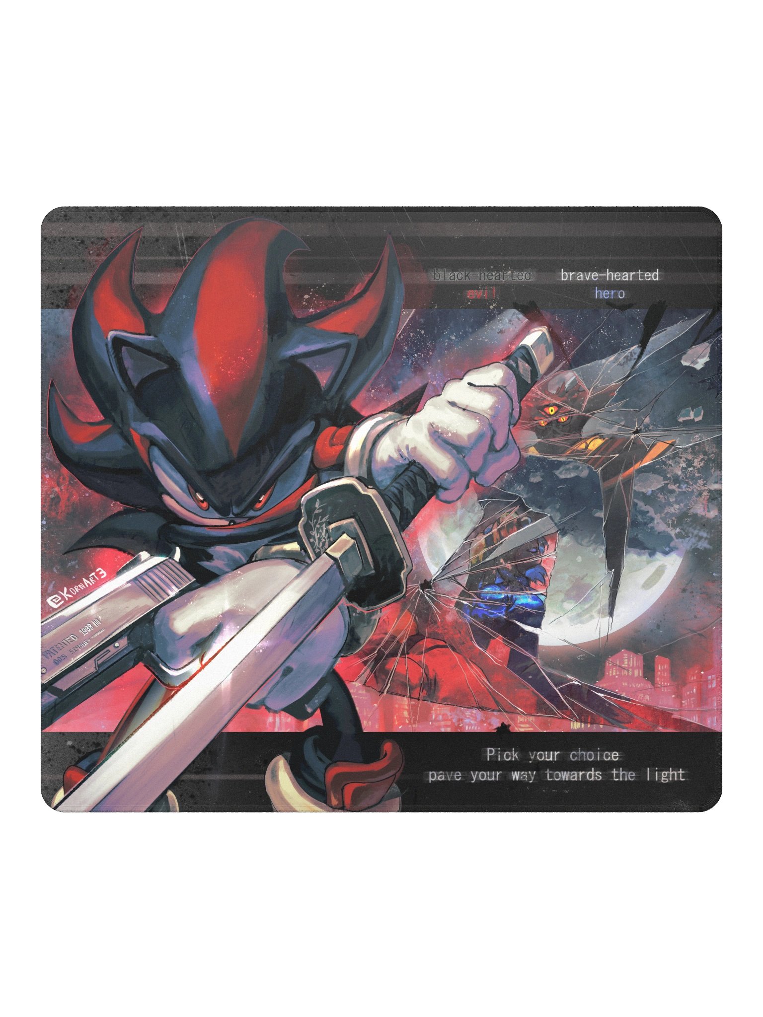 Mouse Pad Shadow the hedgehog product image (2)