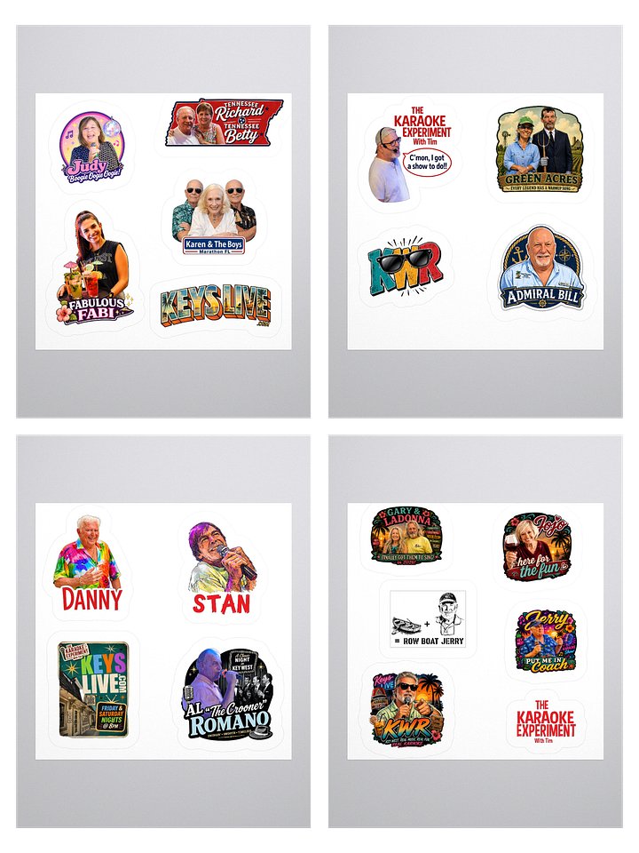 Vinyl Character Sticker Bundle Pack! product image (1)