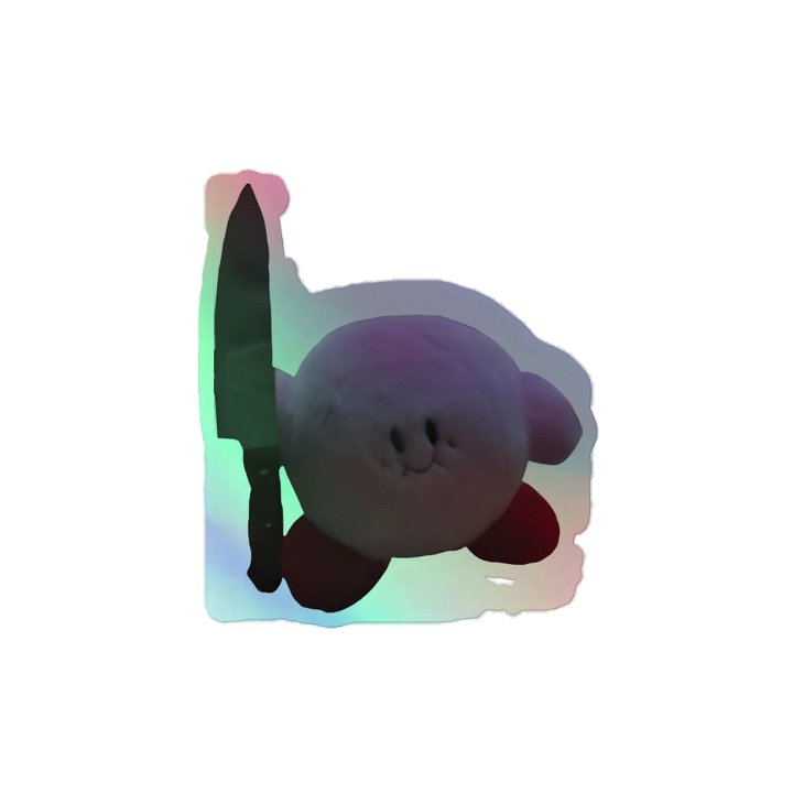Knife Holographic Sticker product image (2)