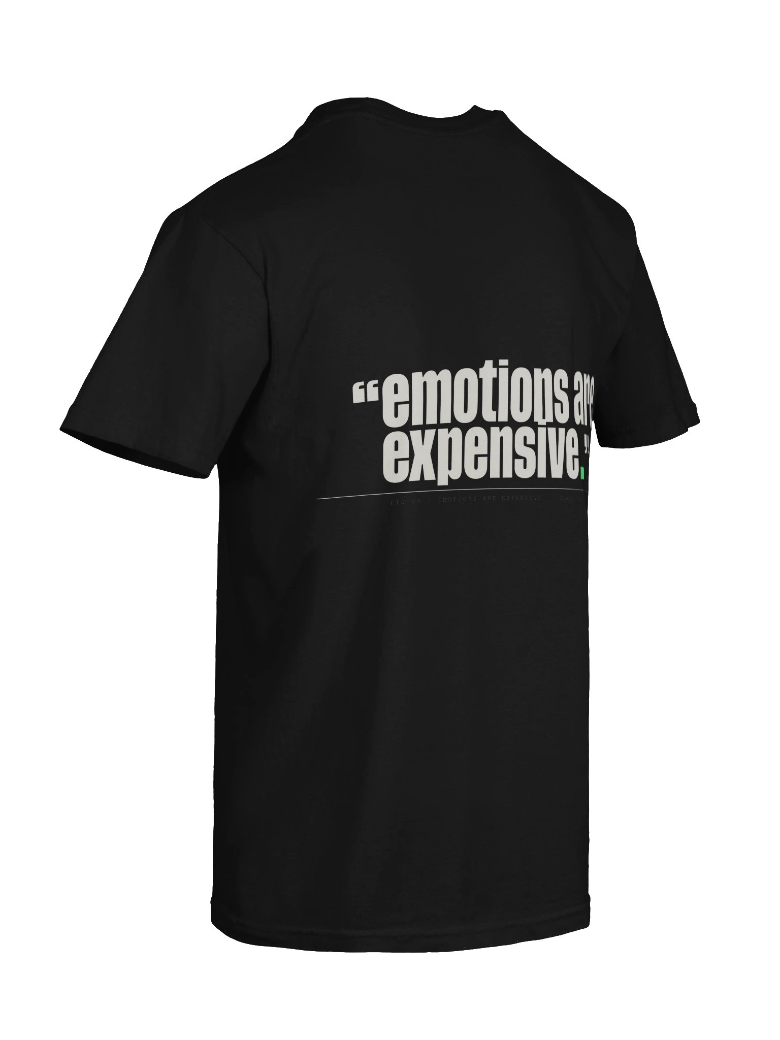 Emotions Are Expensive Tee — Washed Black product image (12)