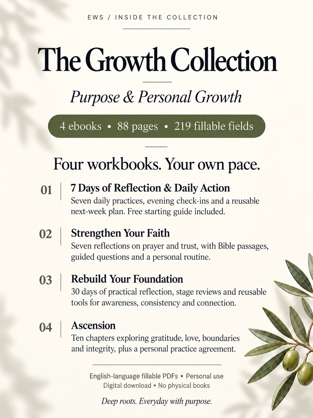 The Growth Collection: Four Practical Workbooks to Help You Move Forward product image (2)