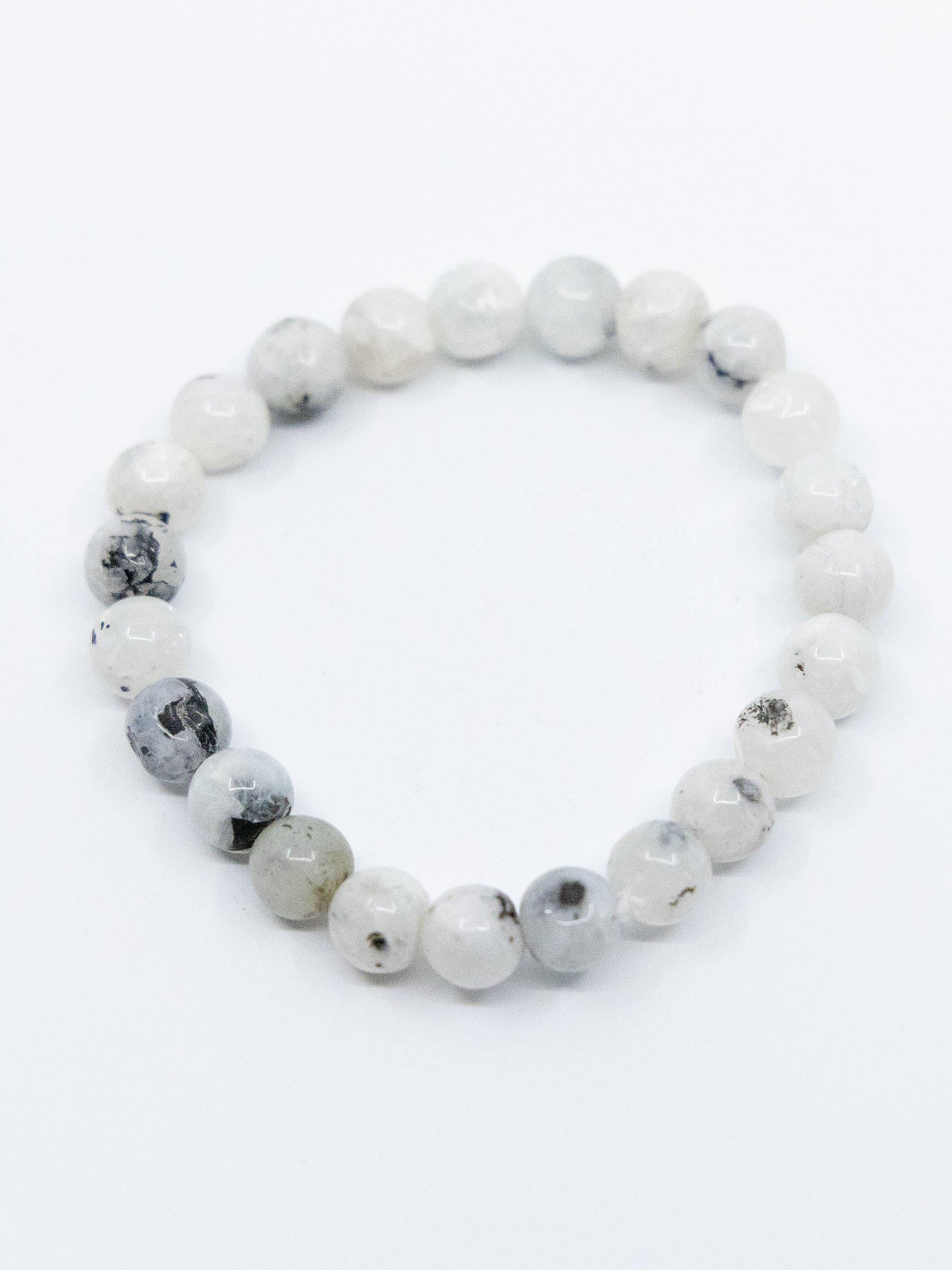 Rainbow Moonstone Bead Bracelet product image (1)