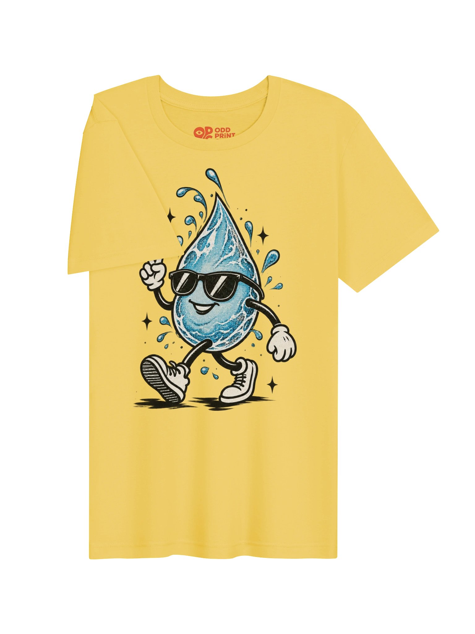 DRIP MODE - Funny Stay Hydrated Water Droplet Graphic T-Shirt product image (5)