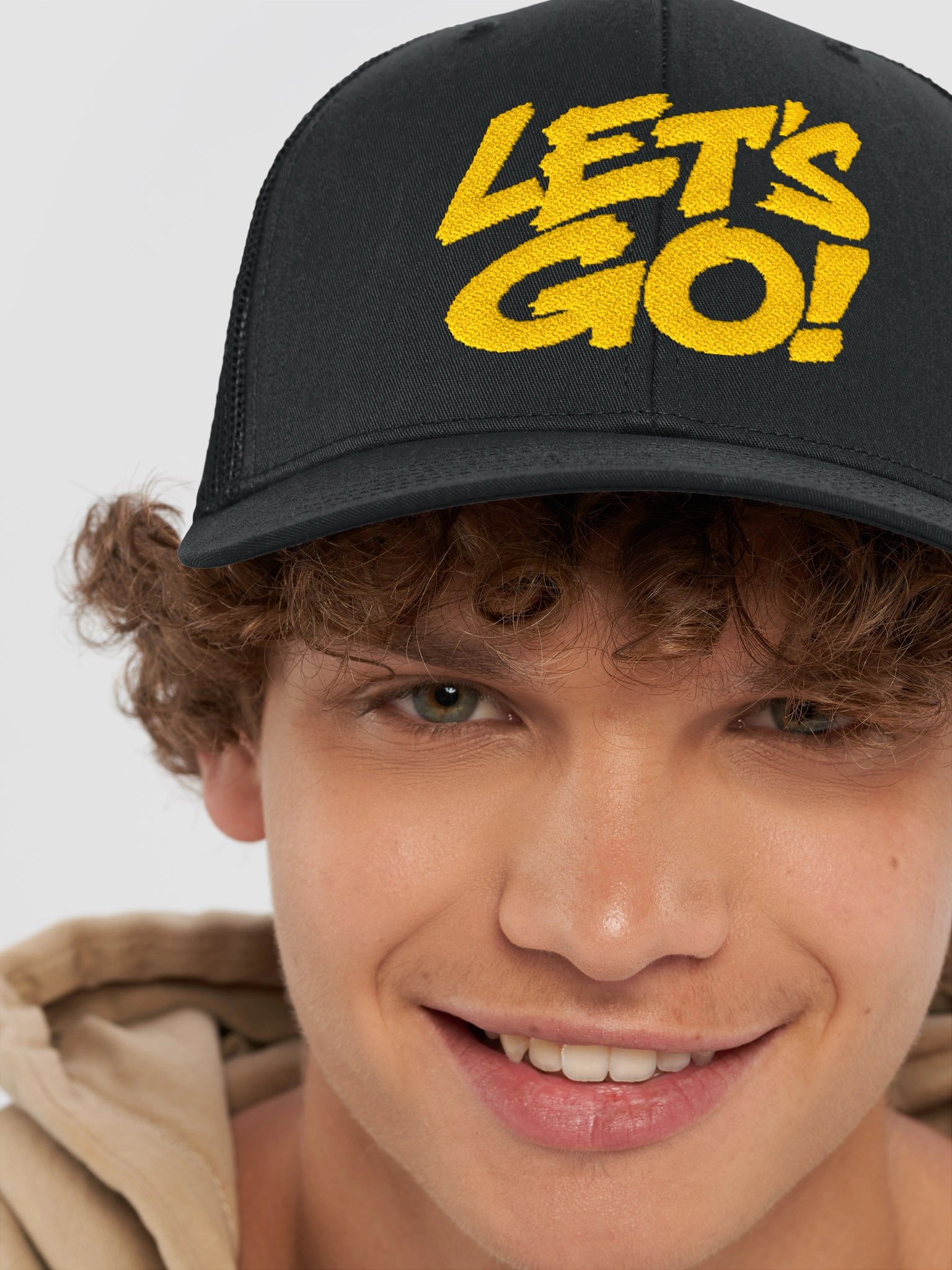 Let's Go! Embroidery Richardson Trucker Hat product image (3)